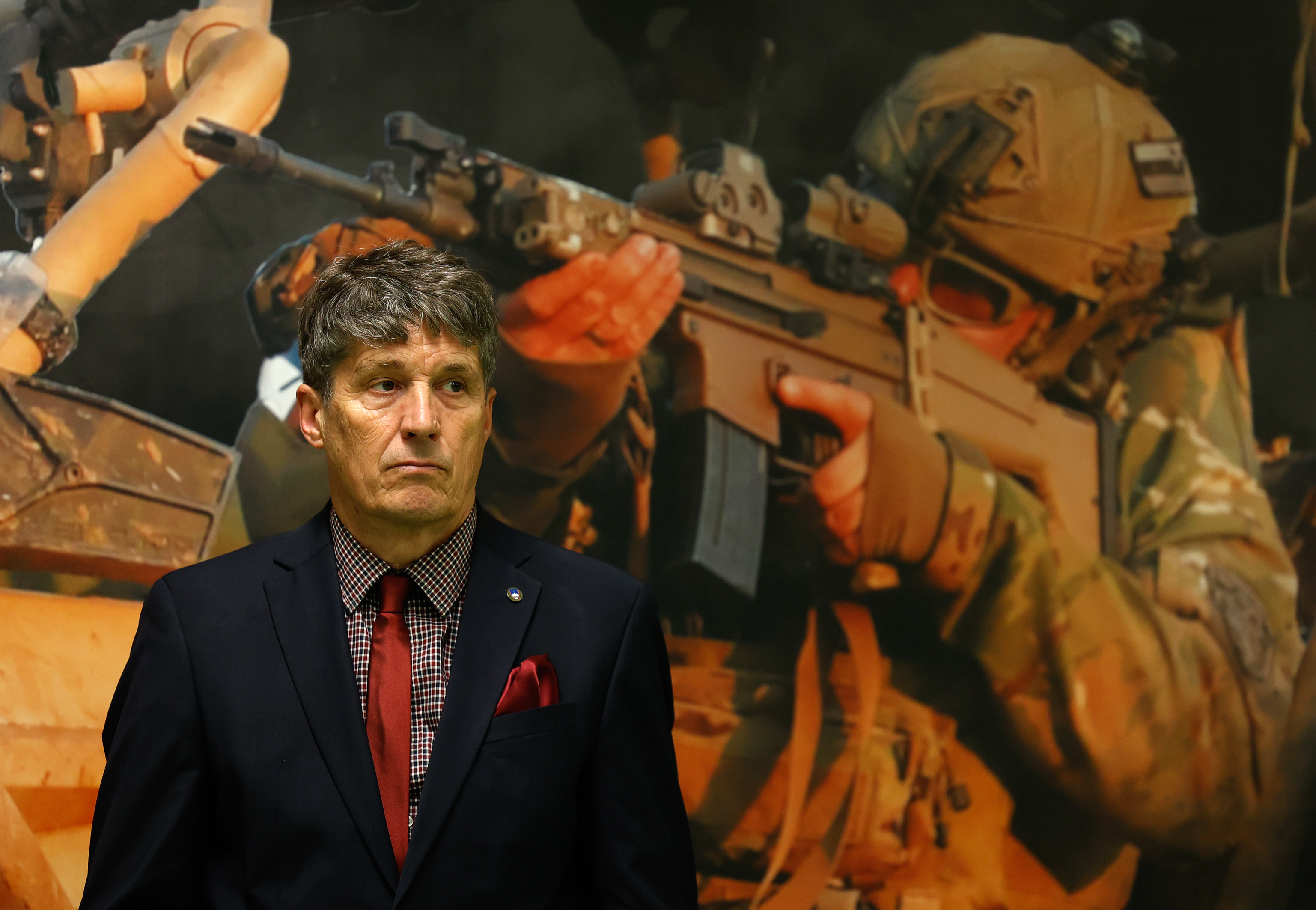 Minister za obrambo Borut Sajovic