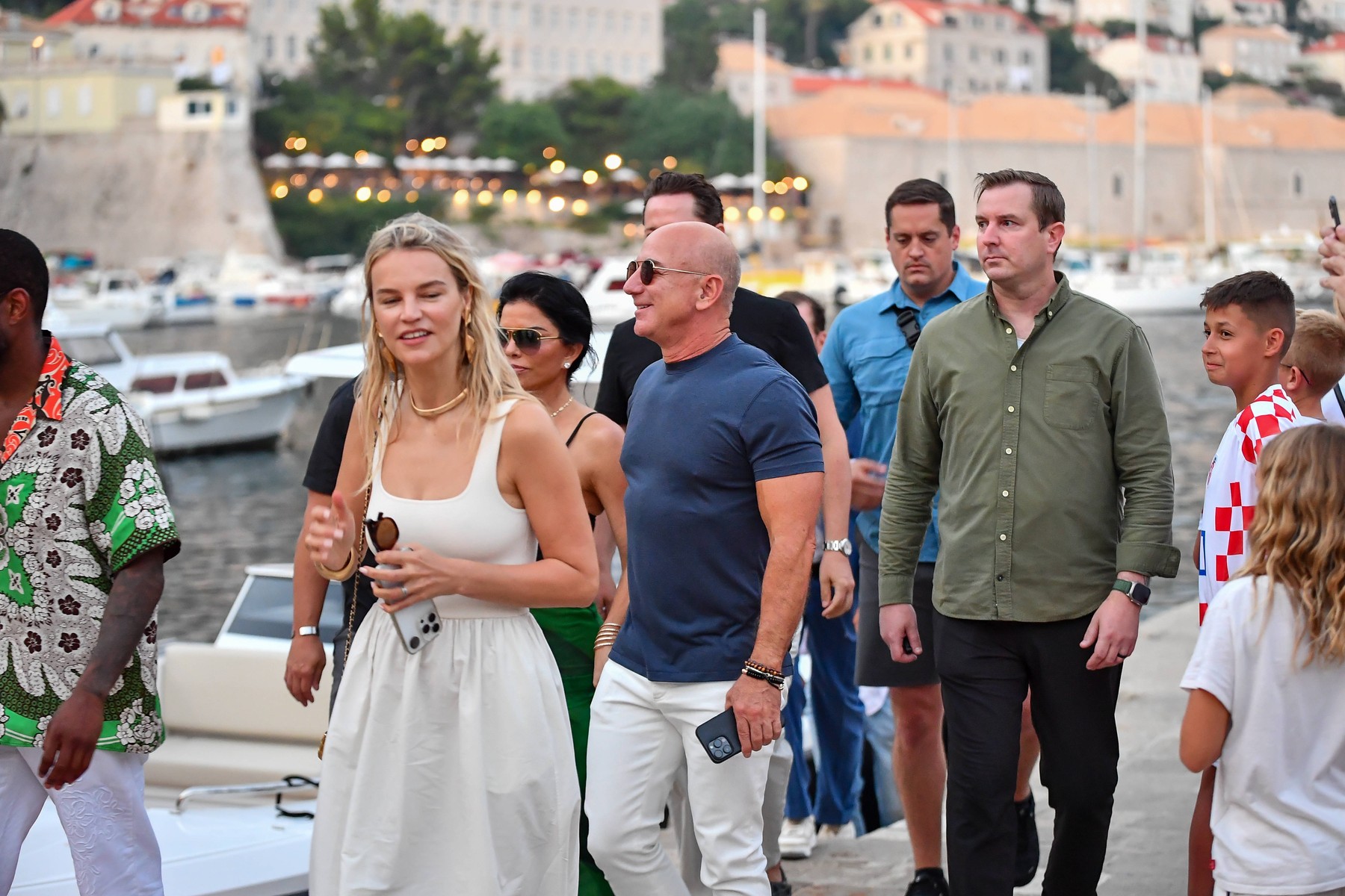 Jeff Bezos in Lauren Sanchez