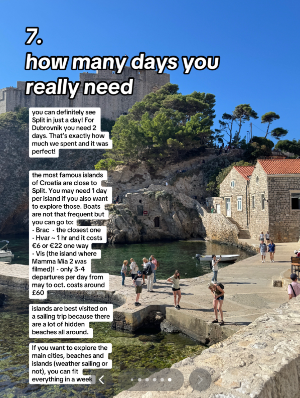 7 stvari, ki bi jih želela vedeti, preden je odpotovala na Hrvaško
