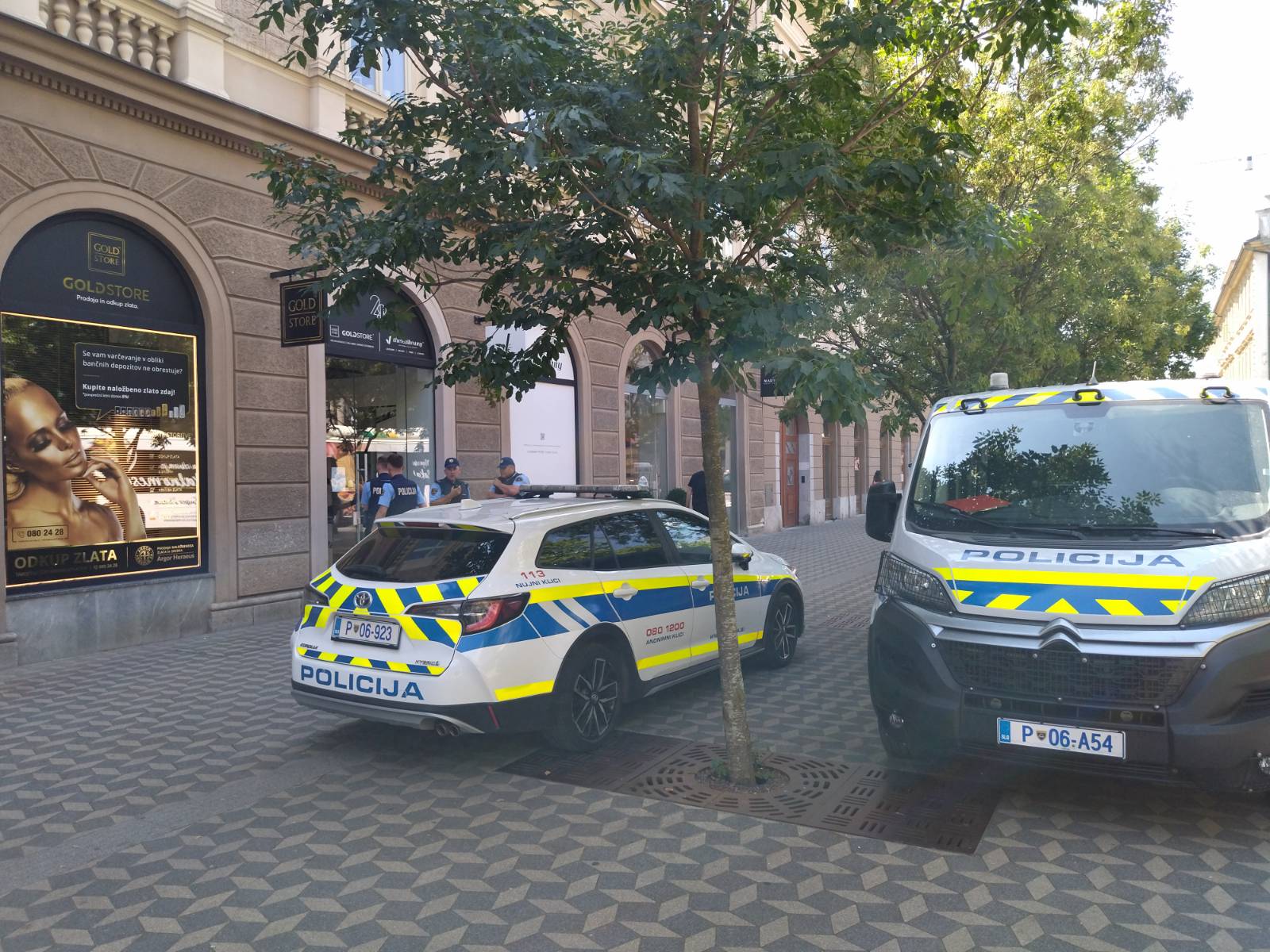 Rop v centru Ljubljane