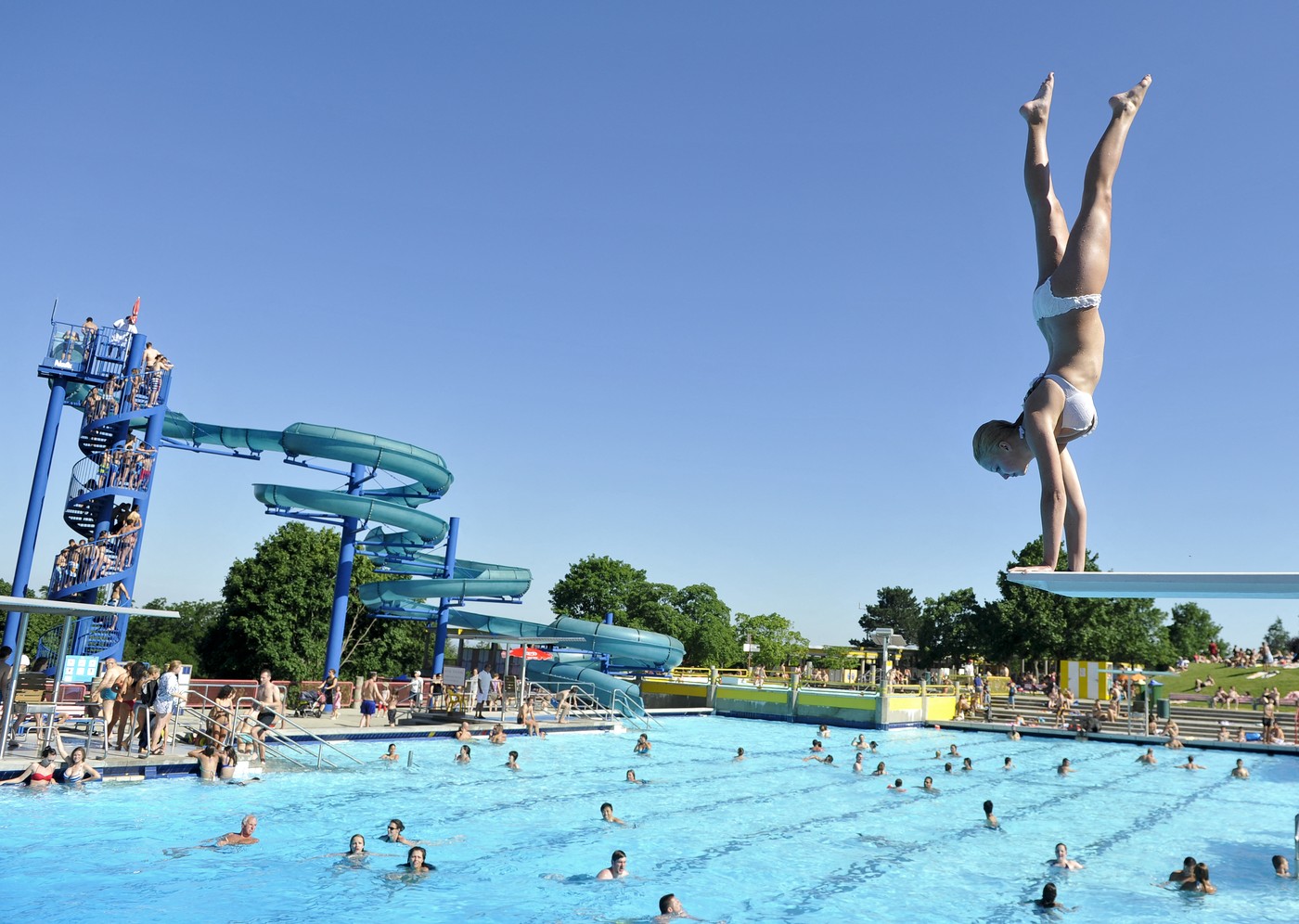 Letno kopališče Schafbergbad na Dunaju
