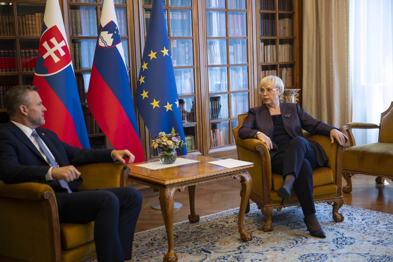 Nataša Pirc Musar in Peter Pellegrini