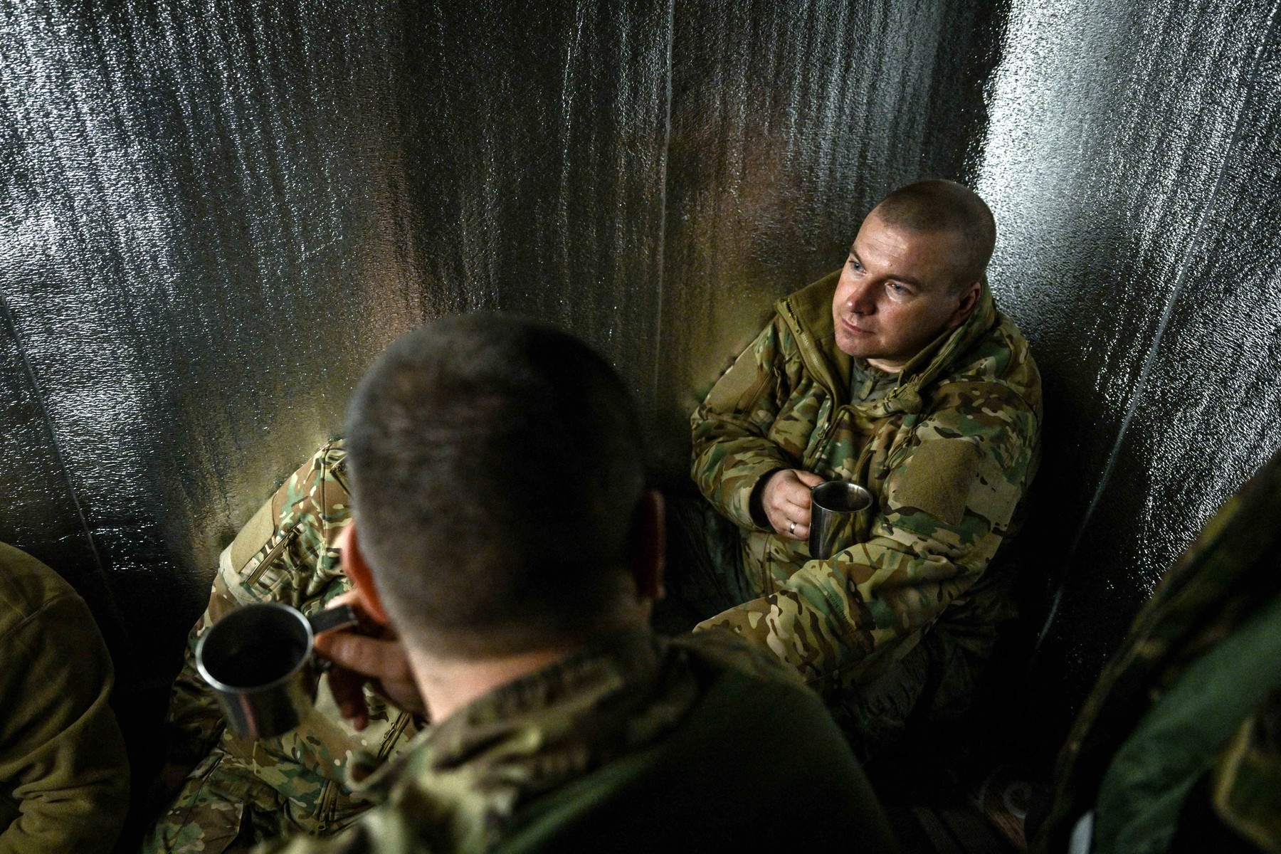 Ukrajinski vojaki v Zaporožju