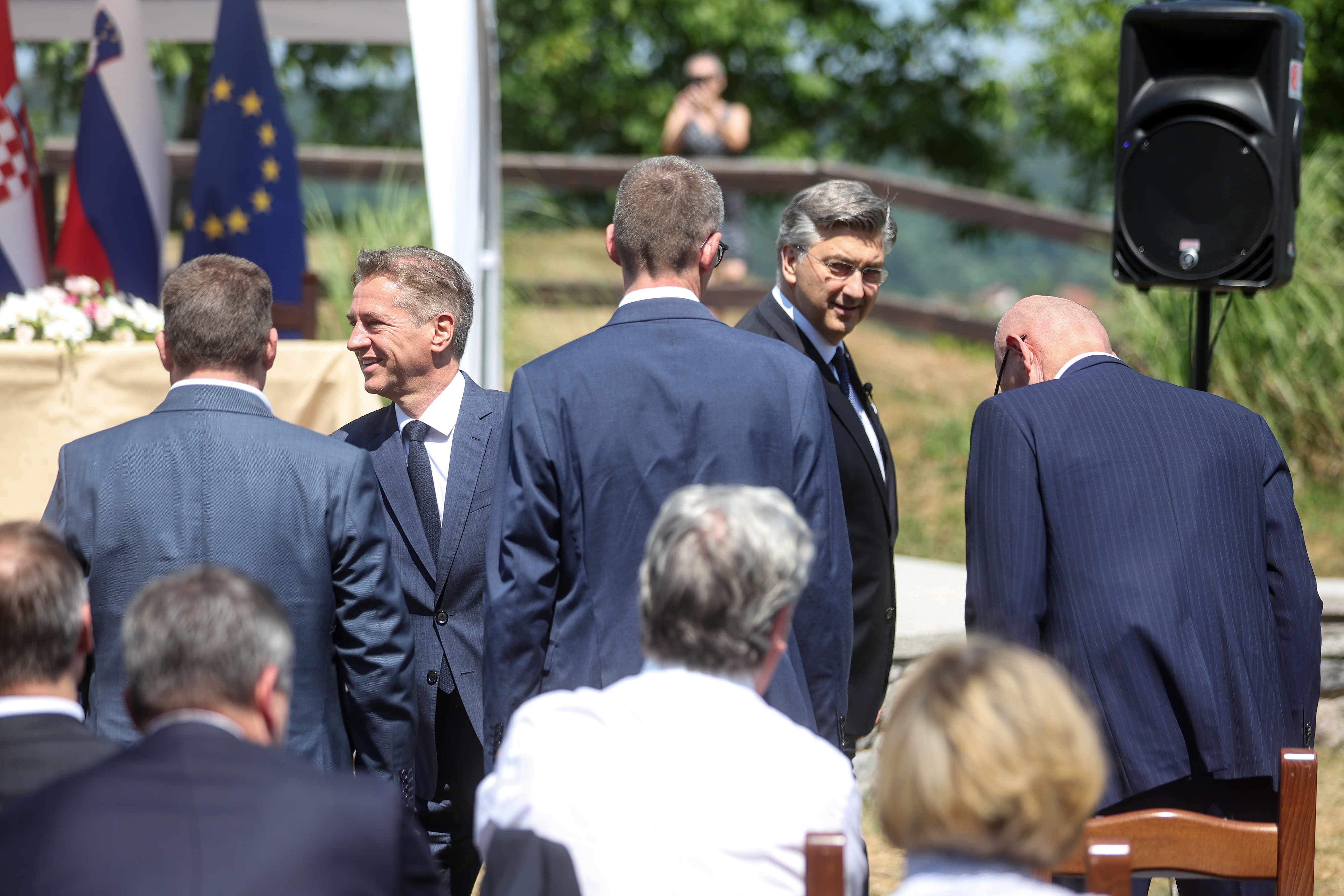 Robert Golob in Andrej Plenković