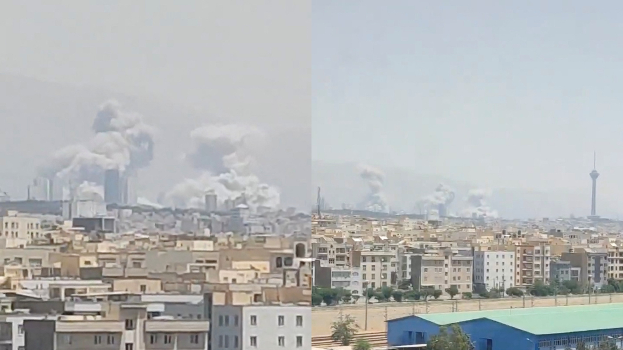 Dim nad Teheranom po izraelskem napadu