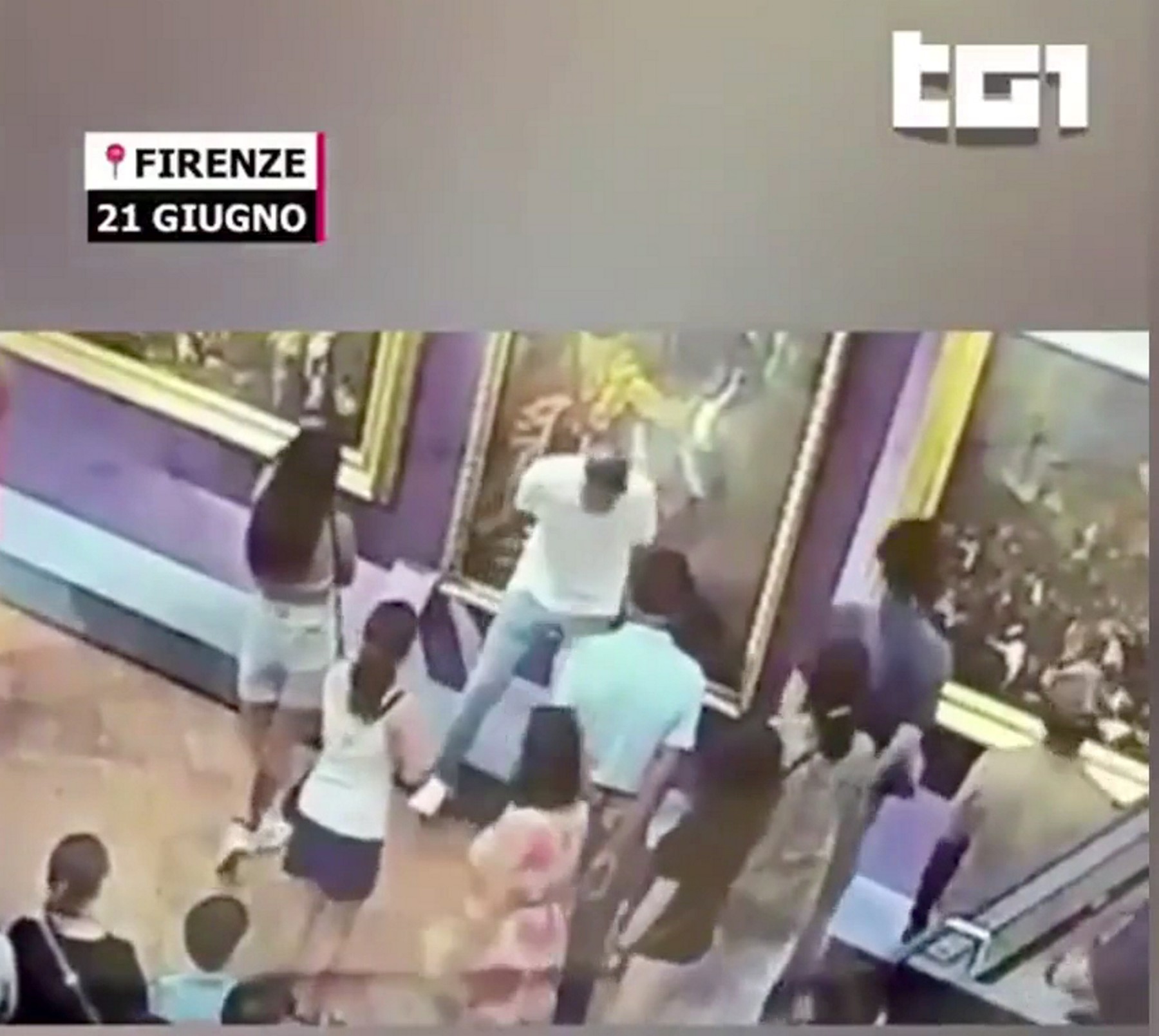 Uffizi turist selfi 2