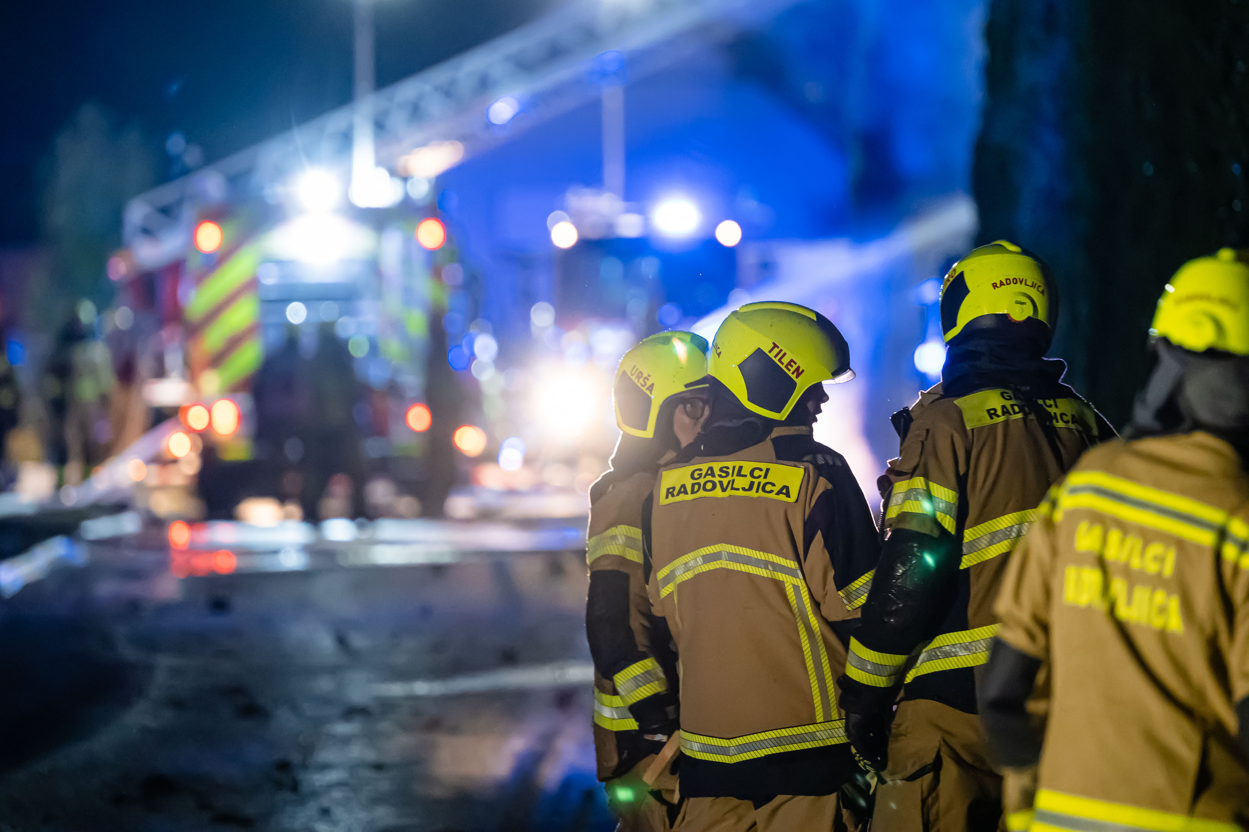V Begunjah na Gorenjskem ponoči izbruhnil požar
