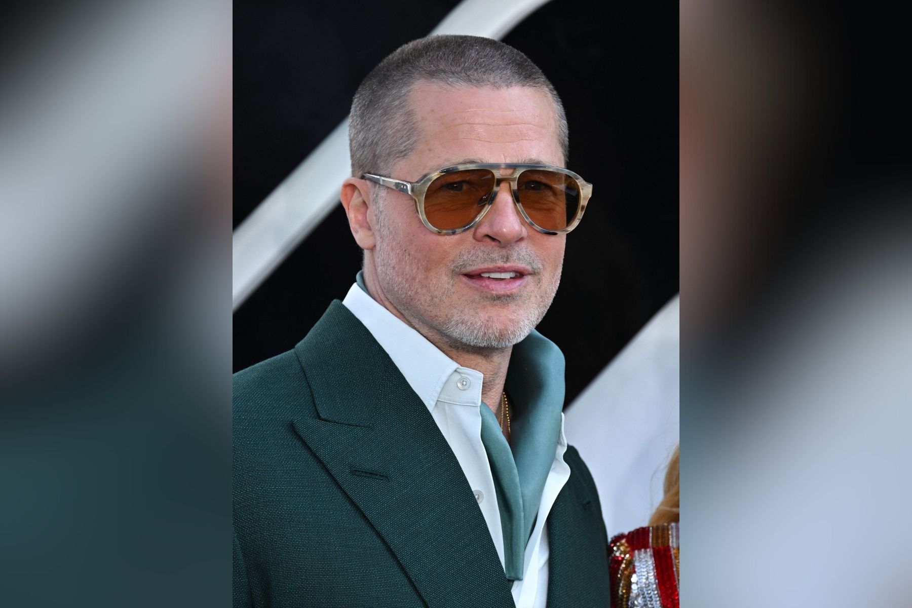 Brad Pitt na premieri filma F1 v Združenem kraljestvu
