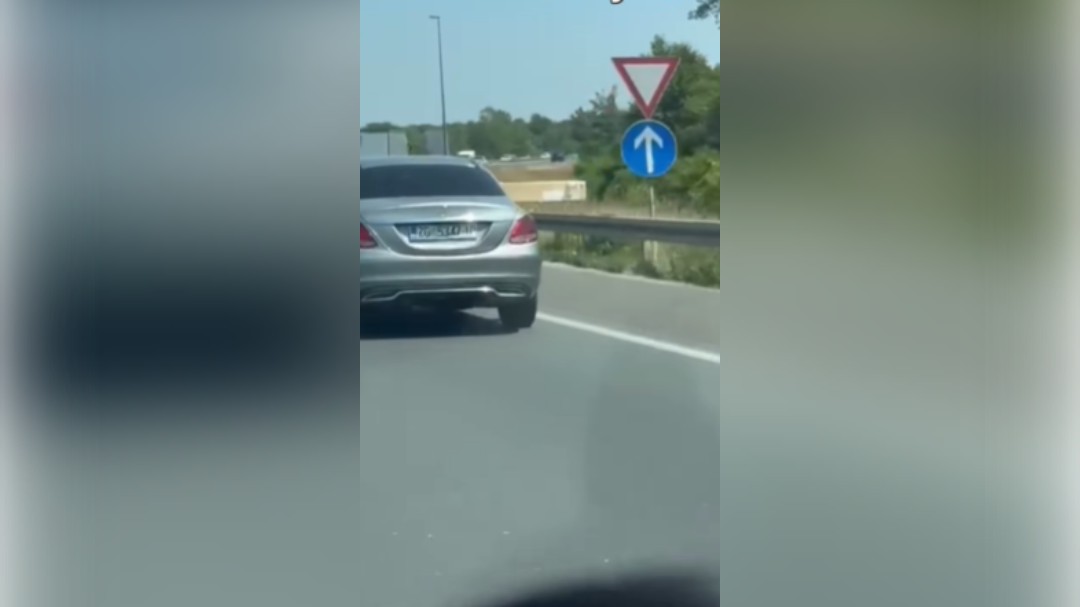 Hrvat presenetil na avtocesti