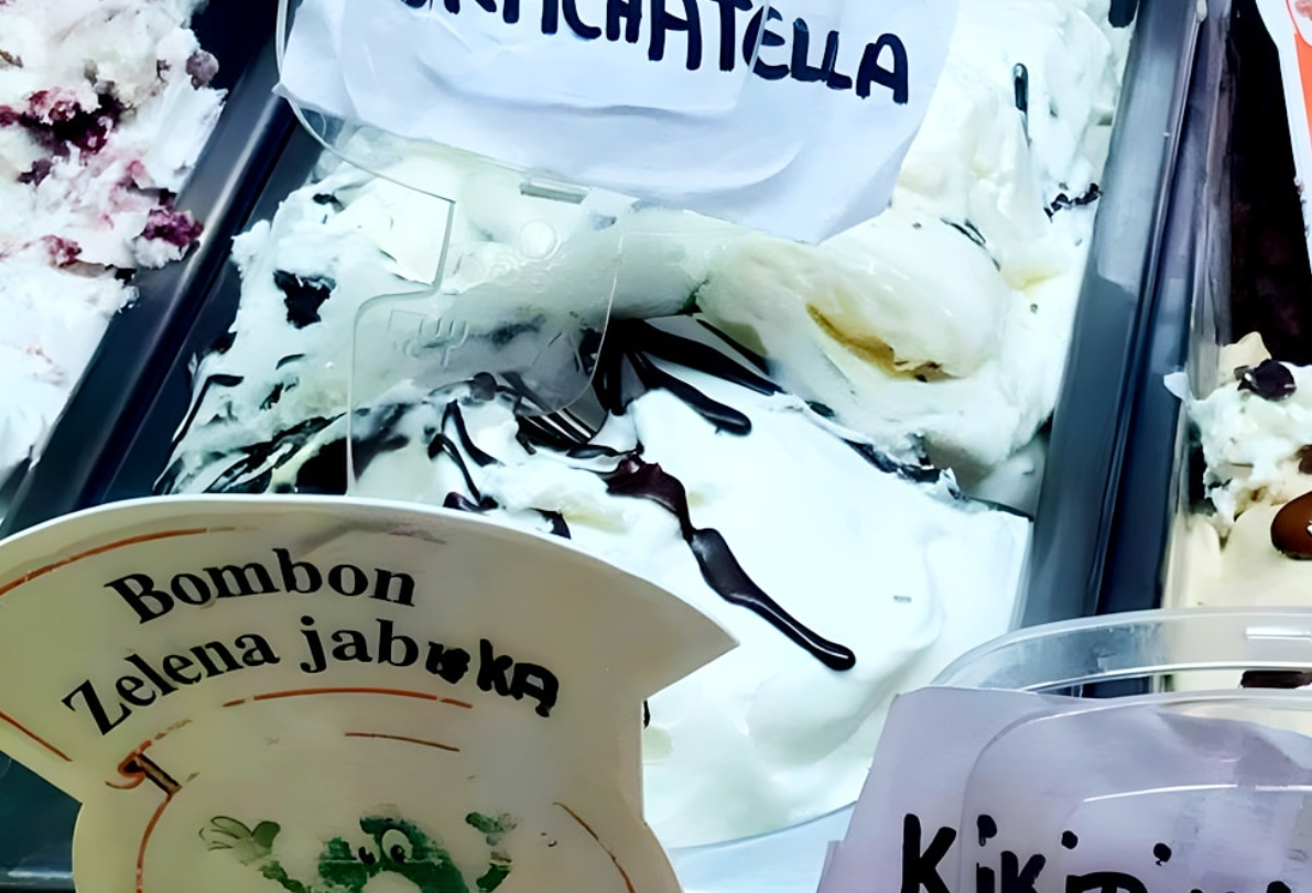 Hrvaška sladoled FACEBOOK Zajem zaslona