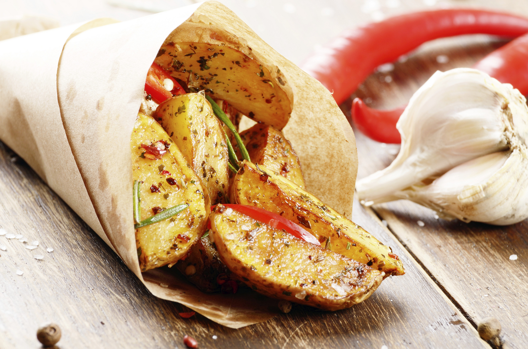 pečen krompir po grško