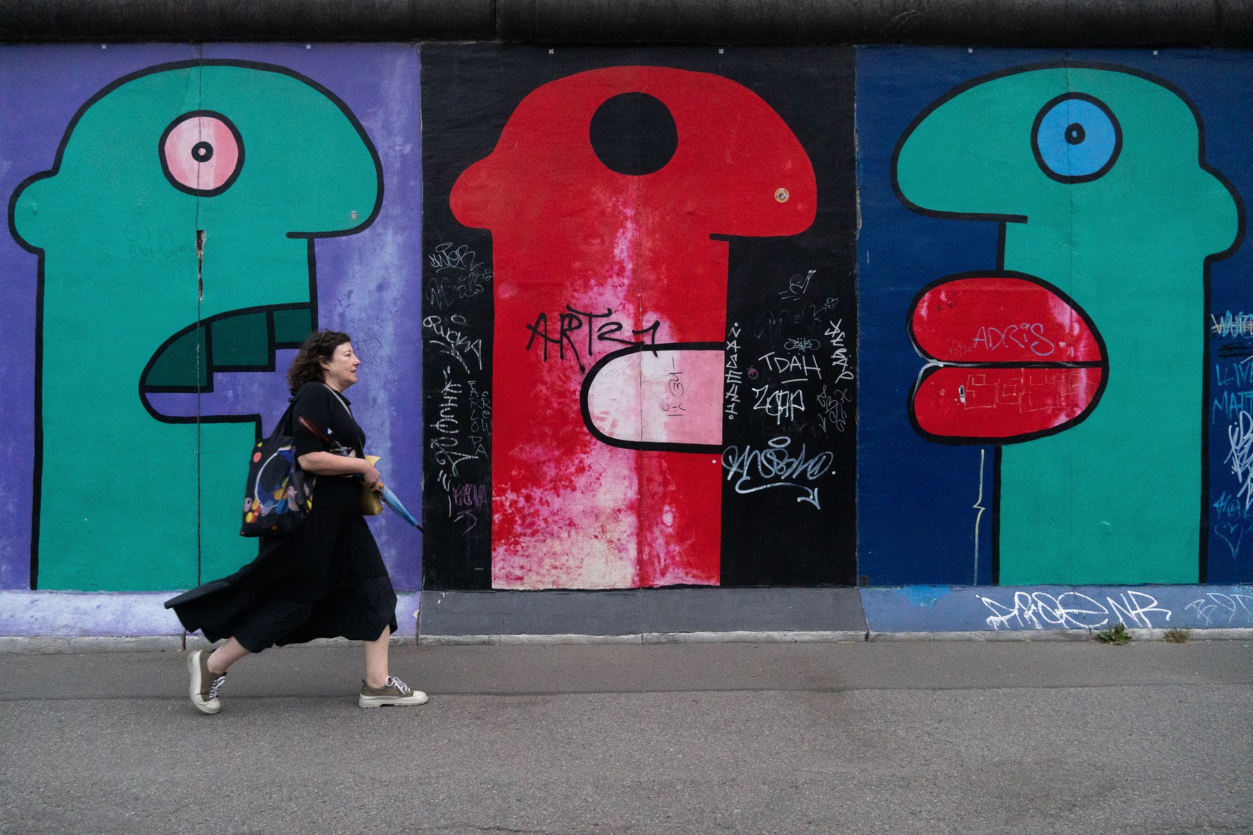 Ljudje na ulicah Berlina