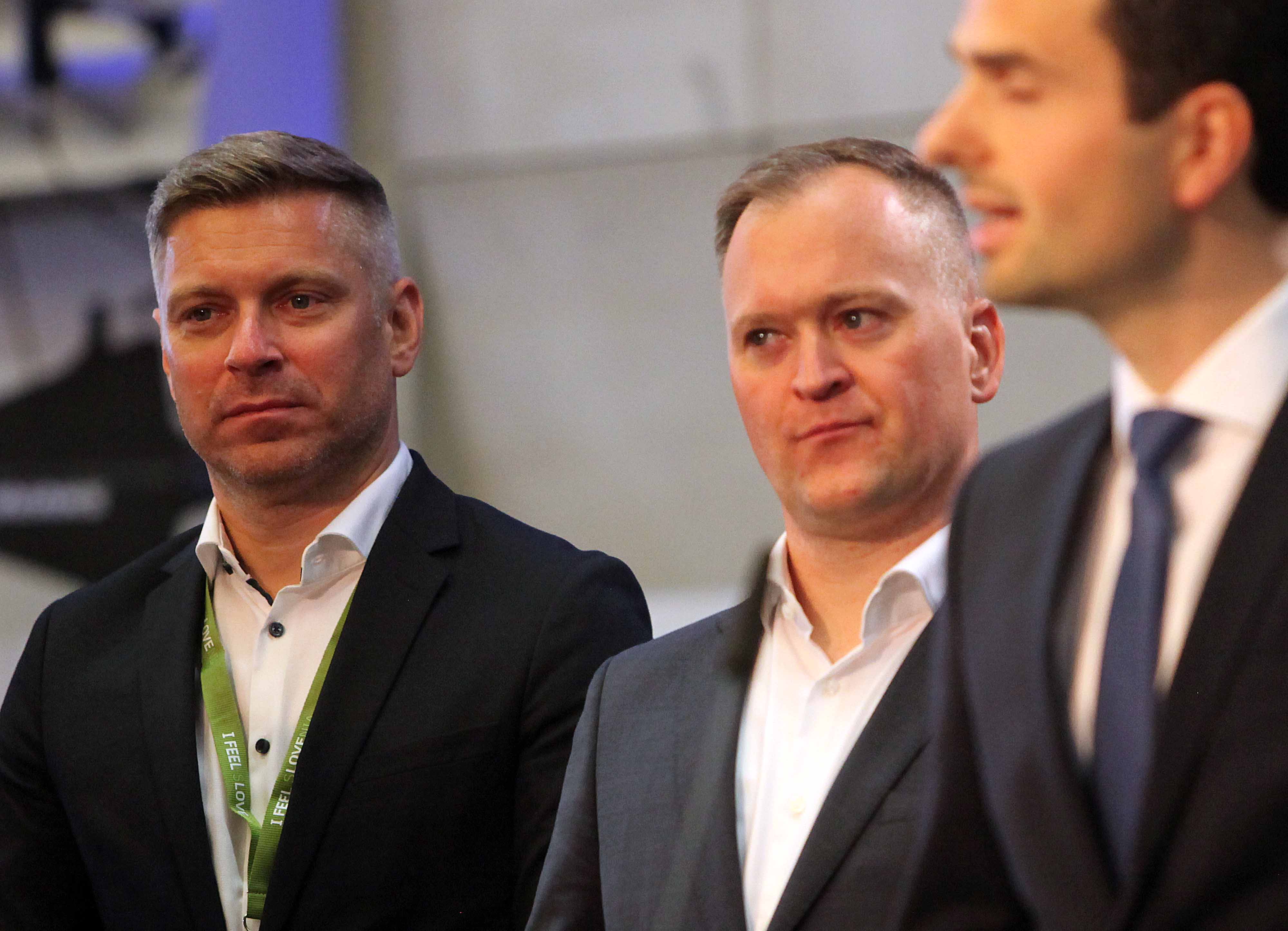 Valentin Hajdinjak, Robert Ilc in Matej Tonin