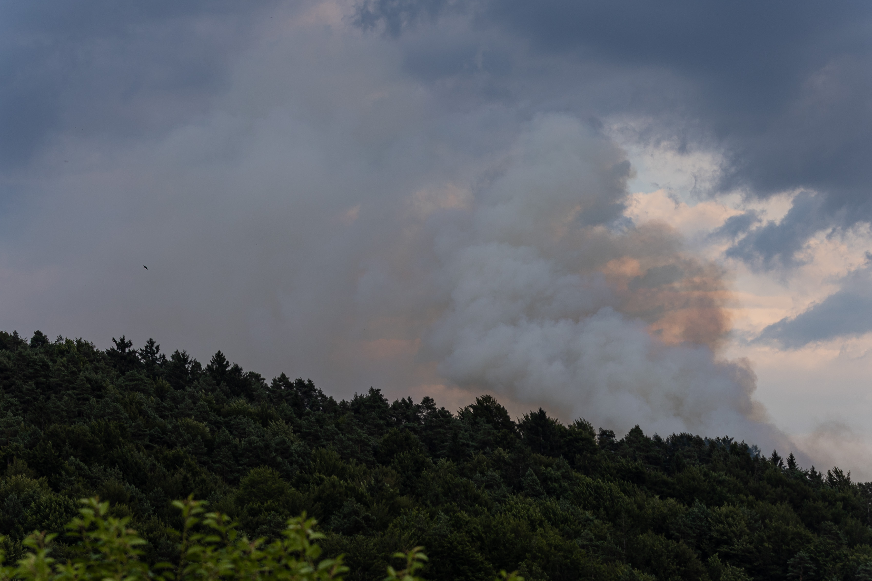 Požar med Nadgorico in Podgorico