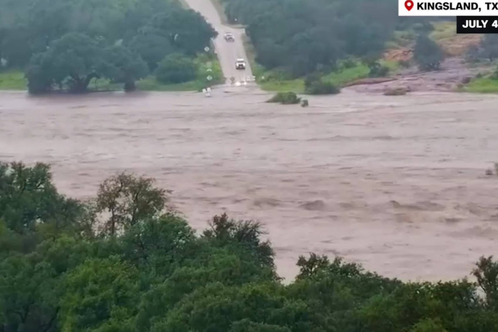 Naraščanje teksaške reke Llano