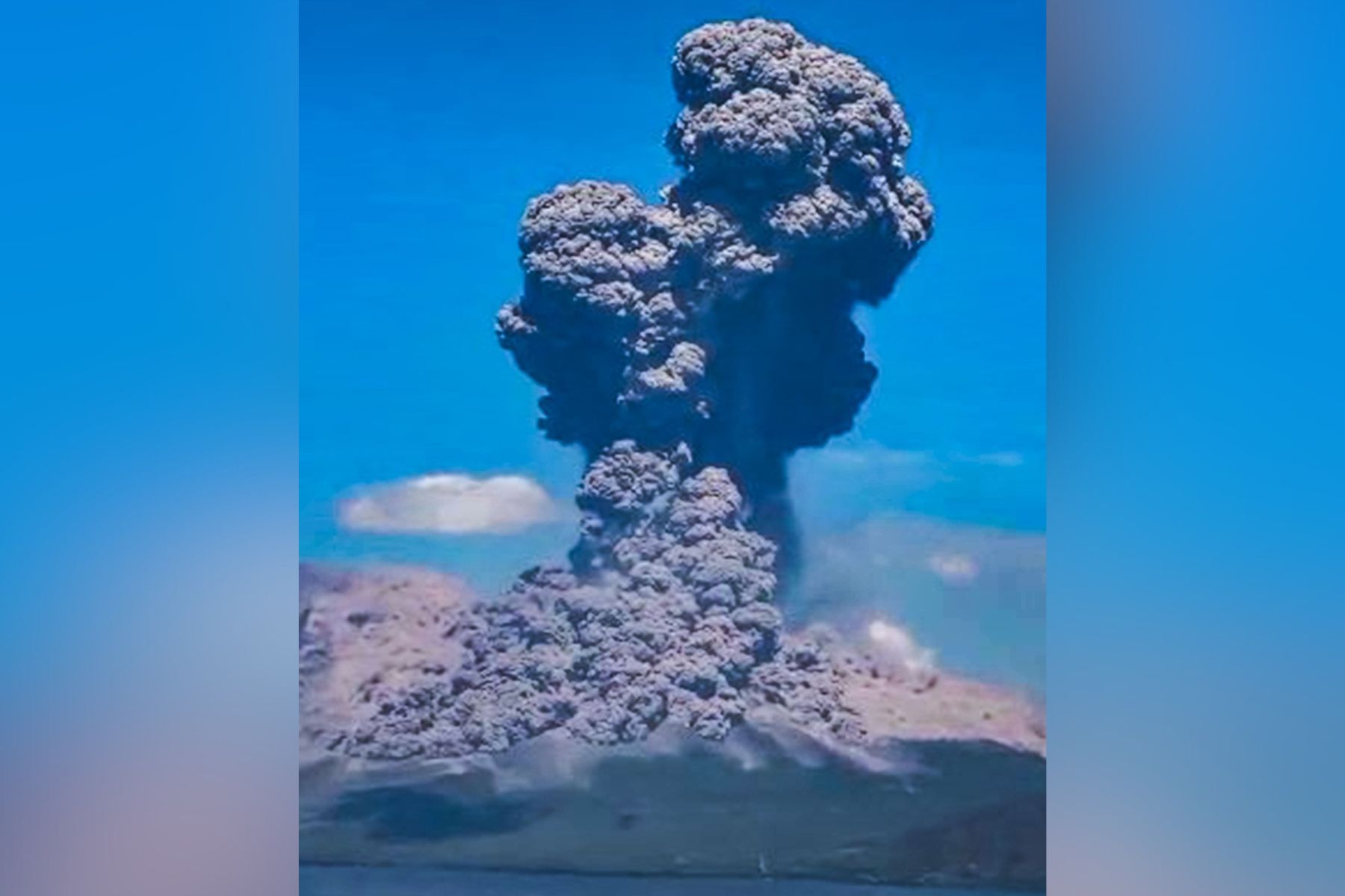 Izbruh ognjenika Lewotobi Laki-Laki na vzhodu Indonezije