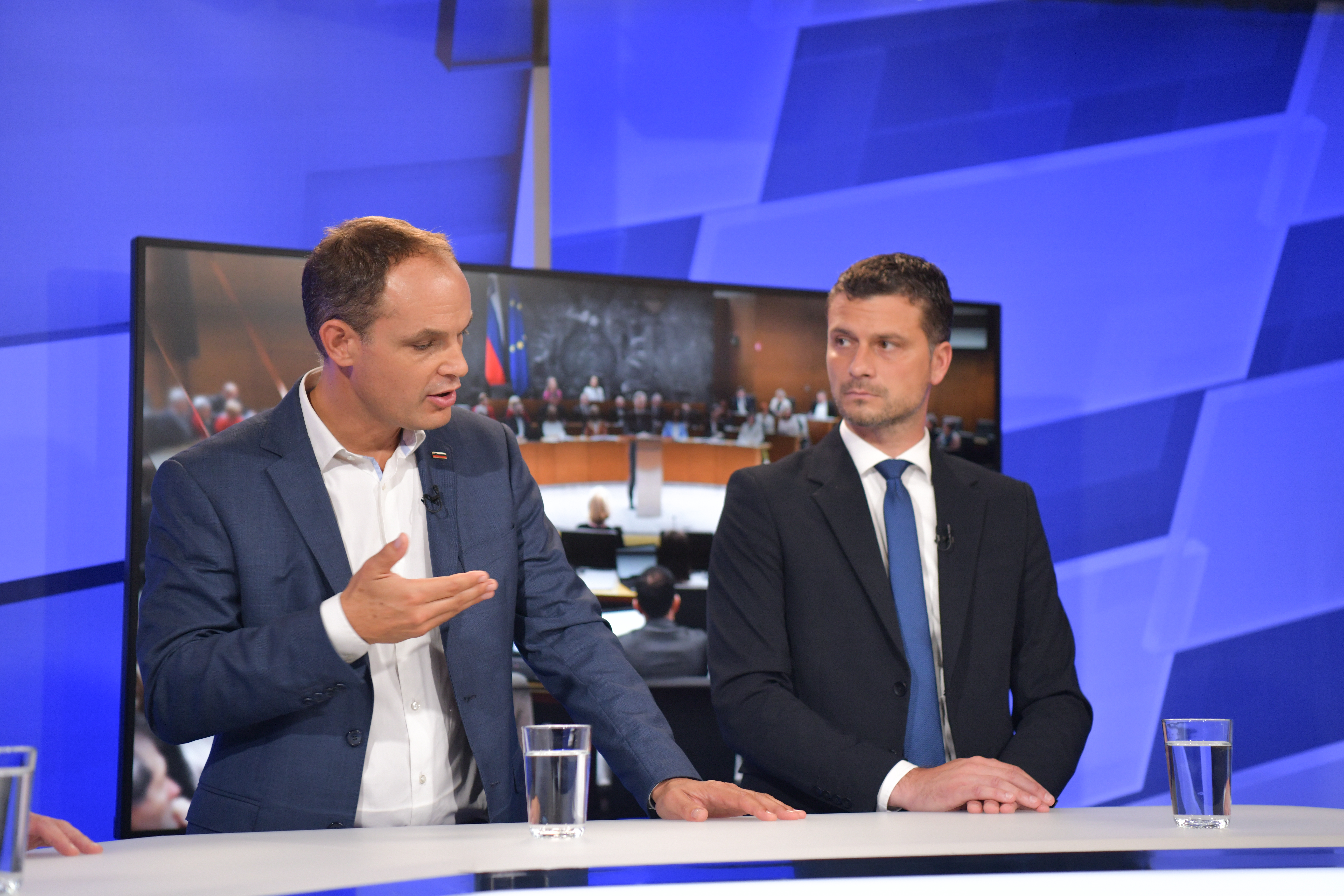 Anže Logar in Jani Prednik