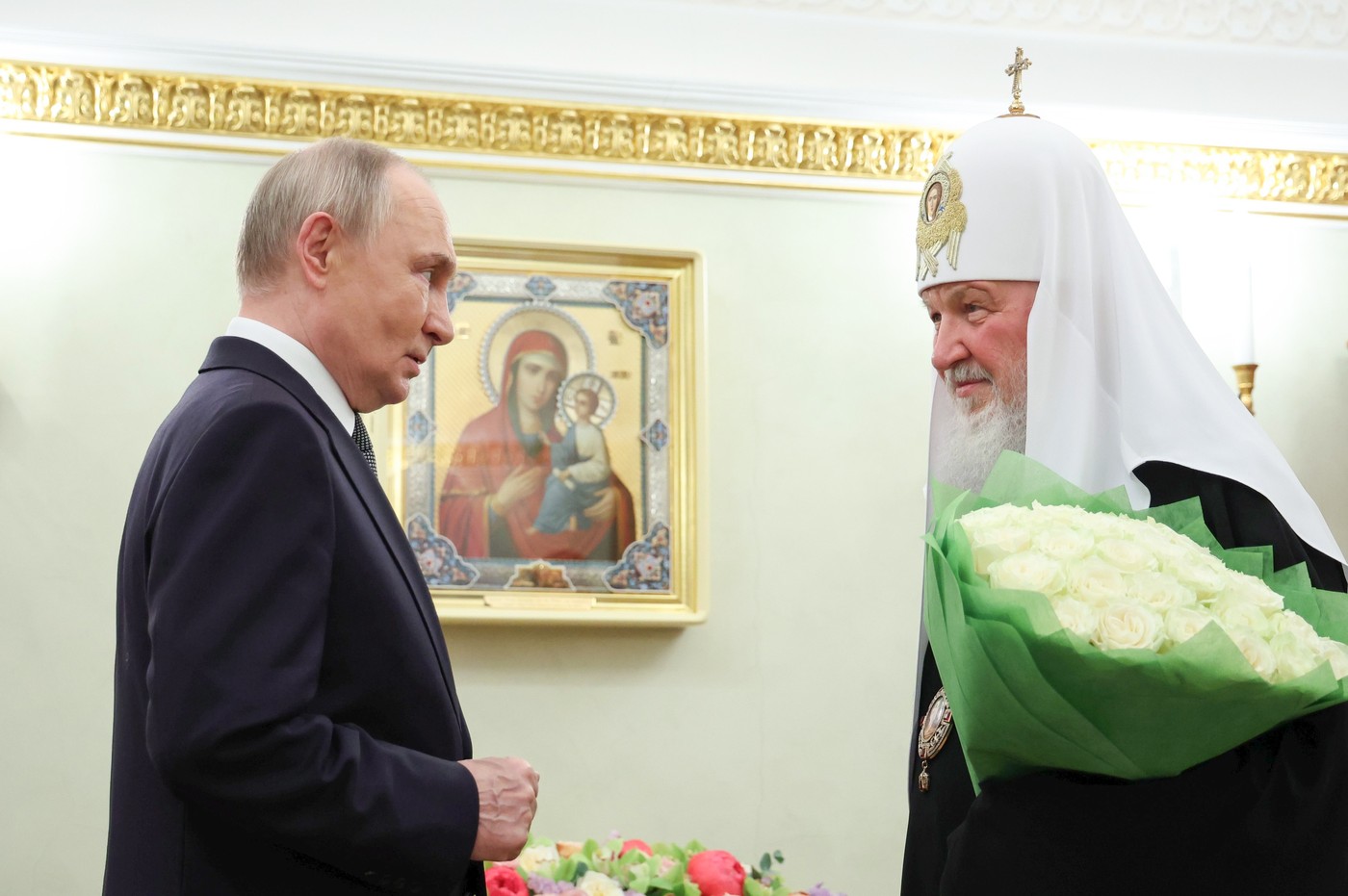 Vladimir putin in ruski patriarh kiril