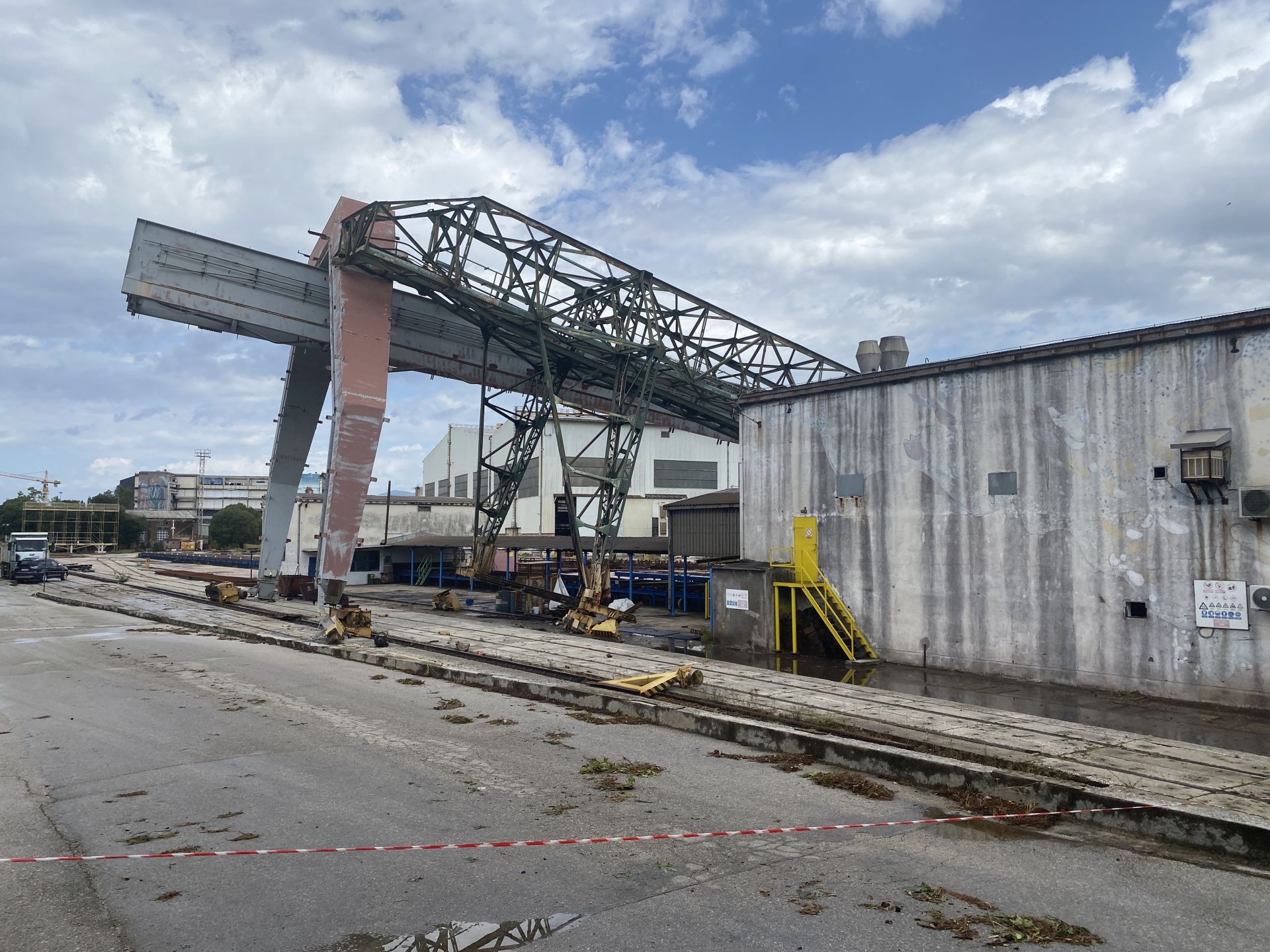 Ladjedelnica v Splitu.