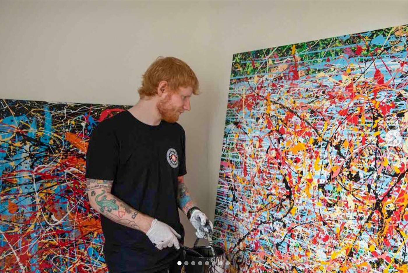 Ed Sheeran, slikarstvo