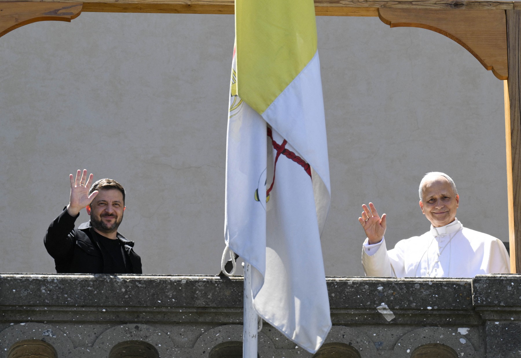 Zelenski je obiskal papeža.