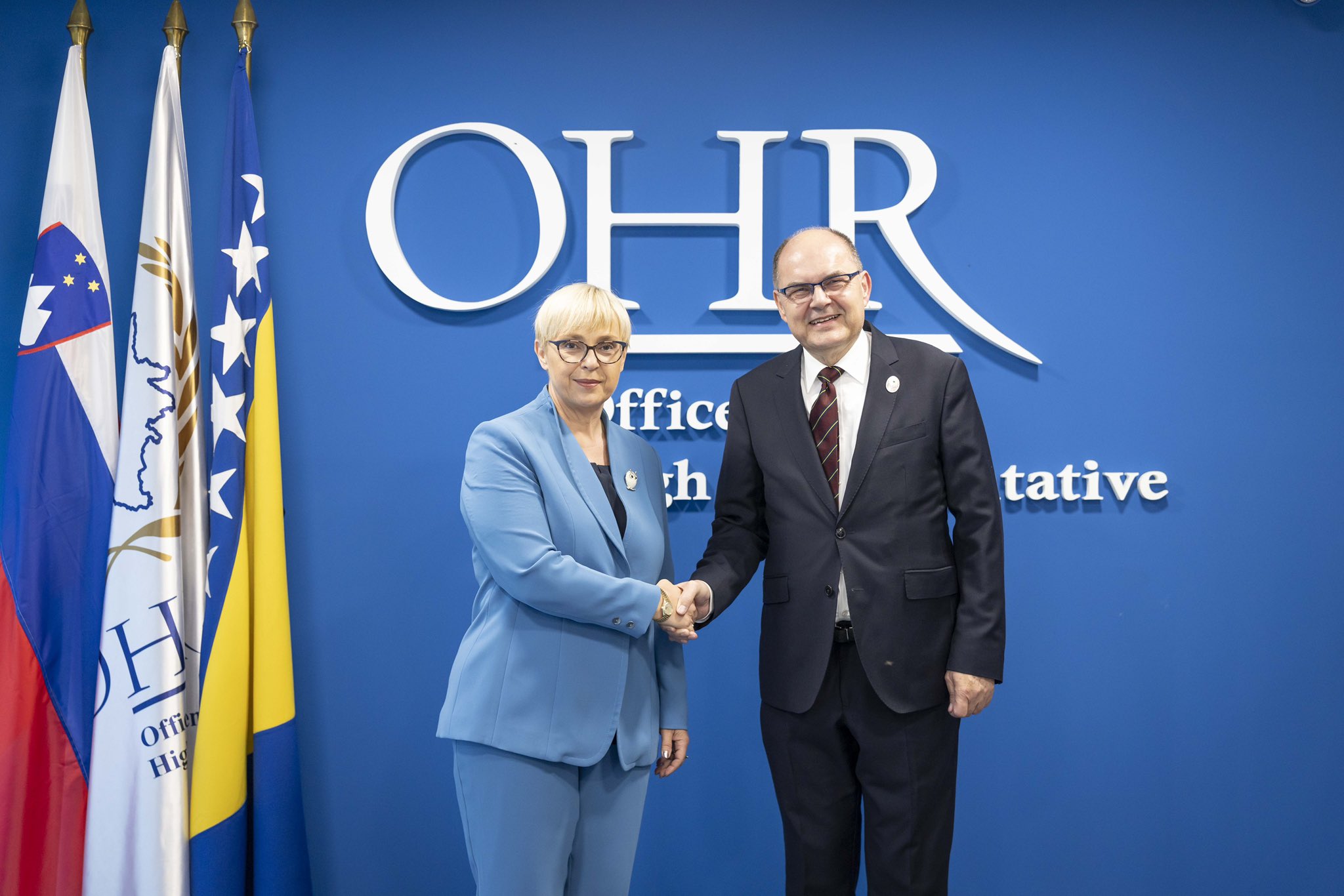 Nataša Pirc Musar in Christian Schmidt