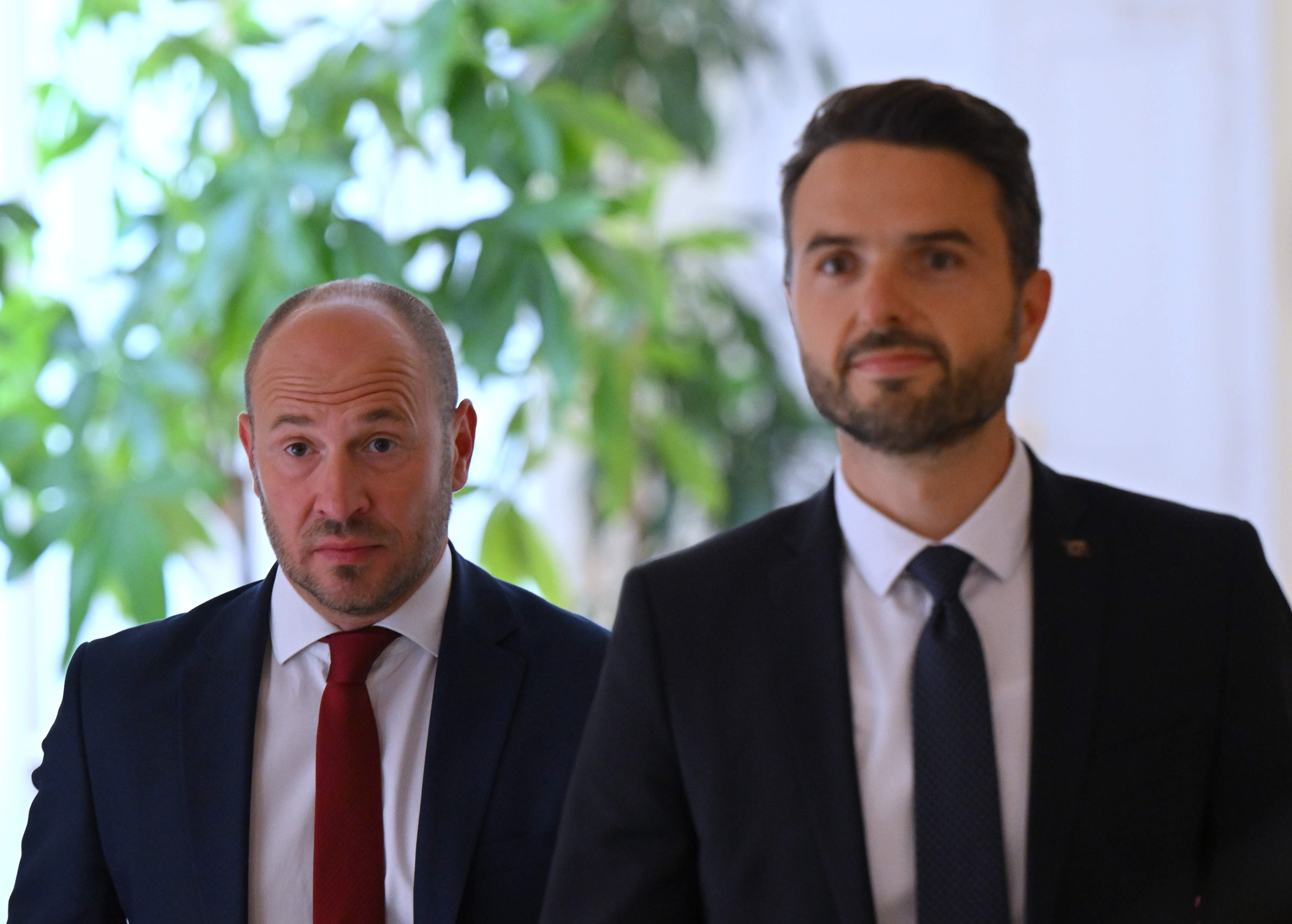 Matej Tonin in Jernej Vrtovec