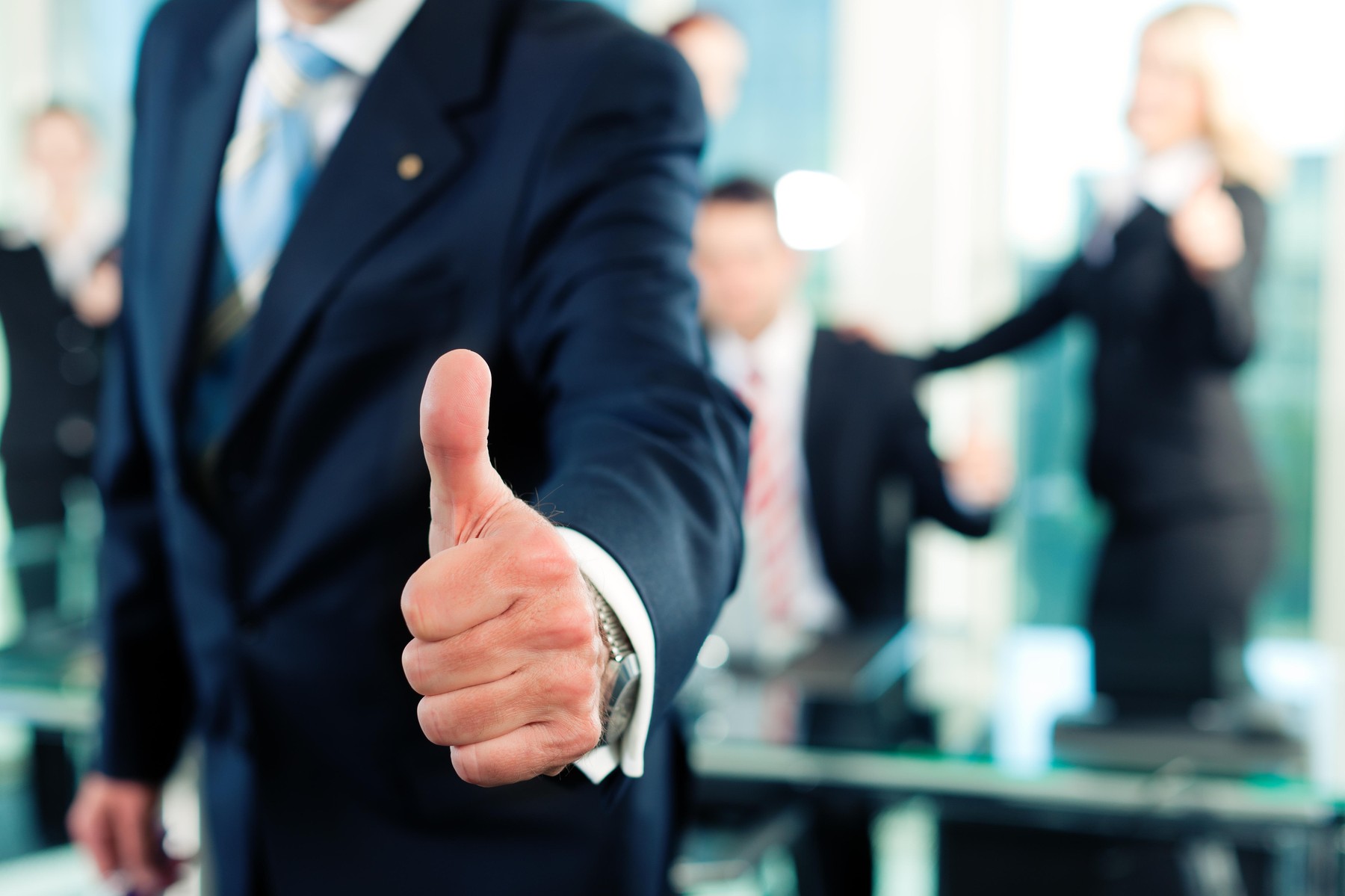 Uspeh na poslovnem področju.