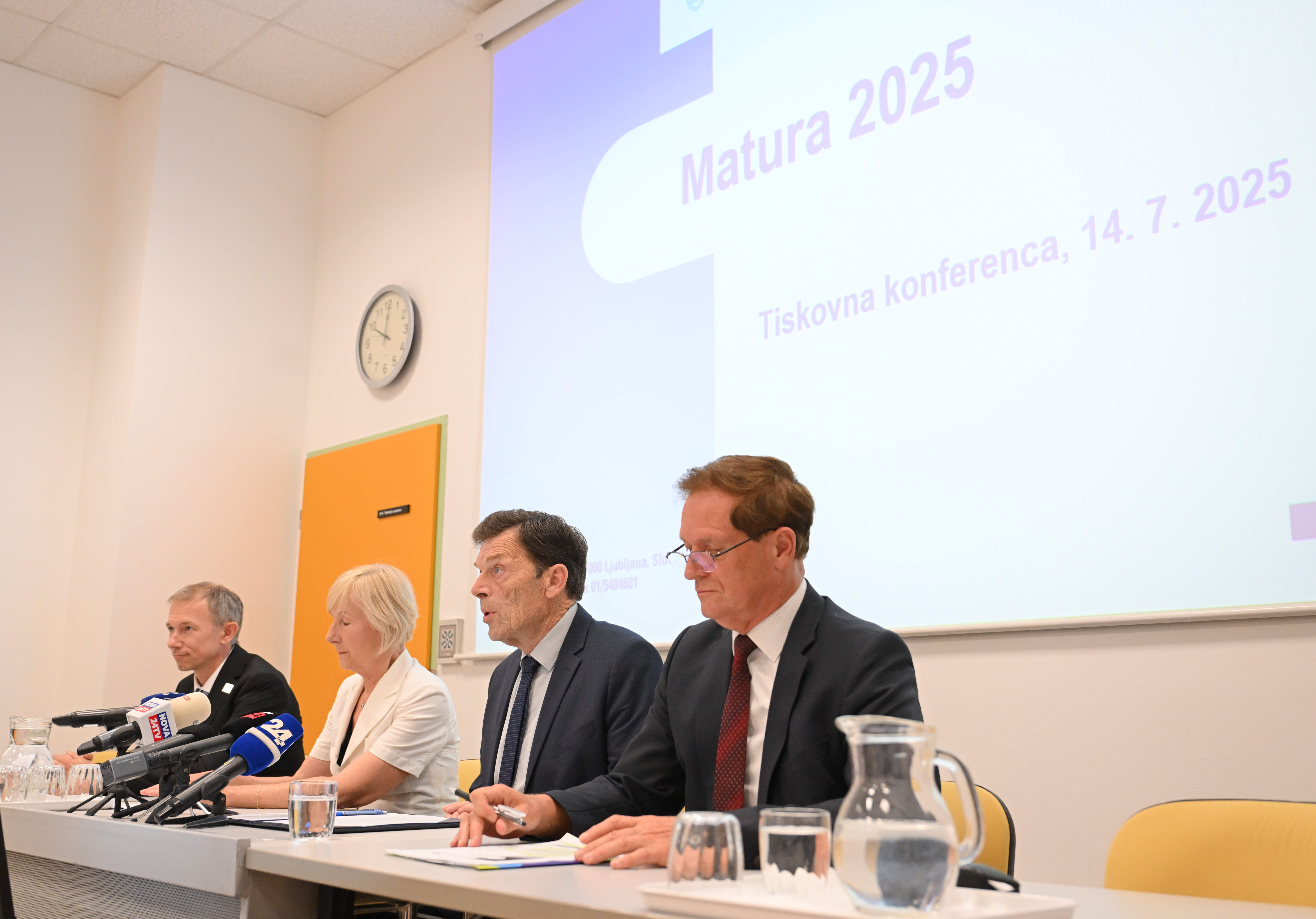 Novinarska konferenca o rezultatih splošne, poklicne in mednarodne mature v spomladanskem roku