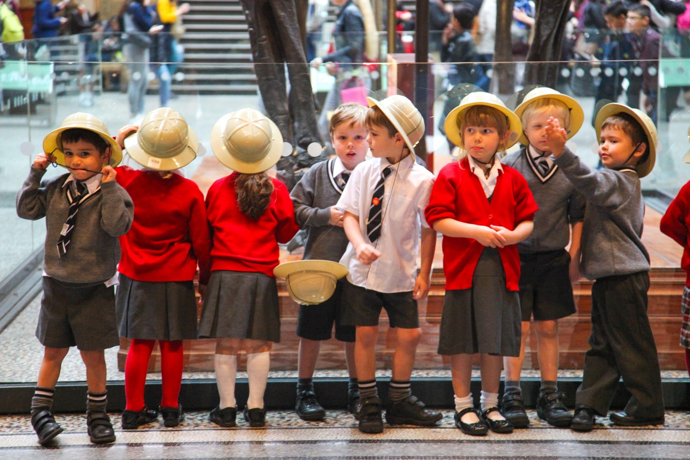 britanska šola, otroci