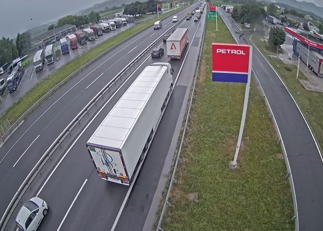 Gneča na štajerski avtocesti.