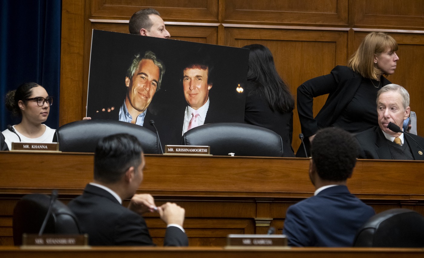 Jeffrey Epstein in Donald Trump