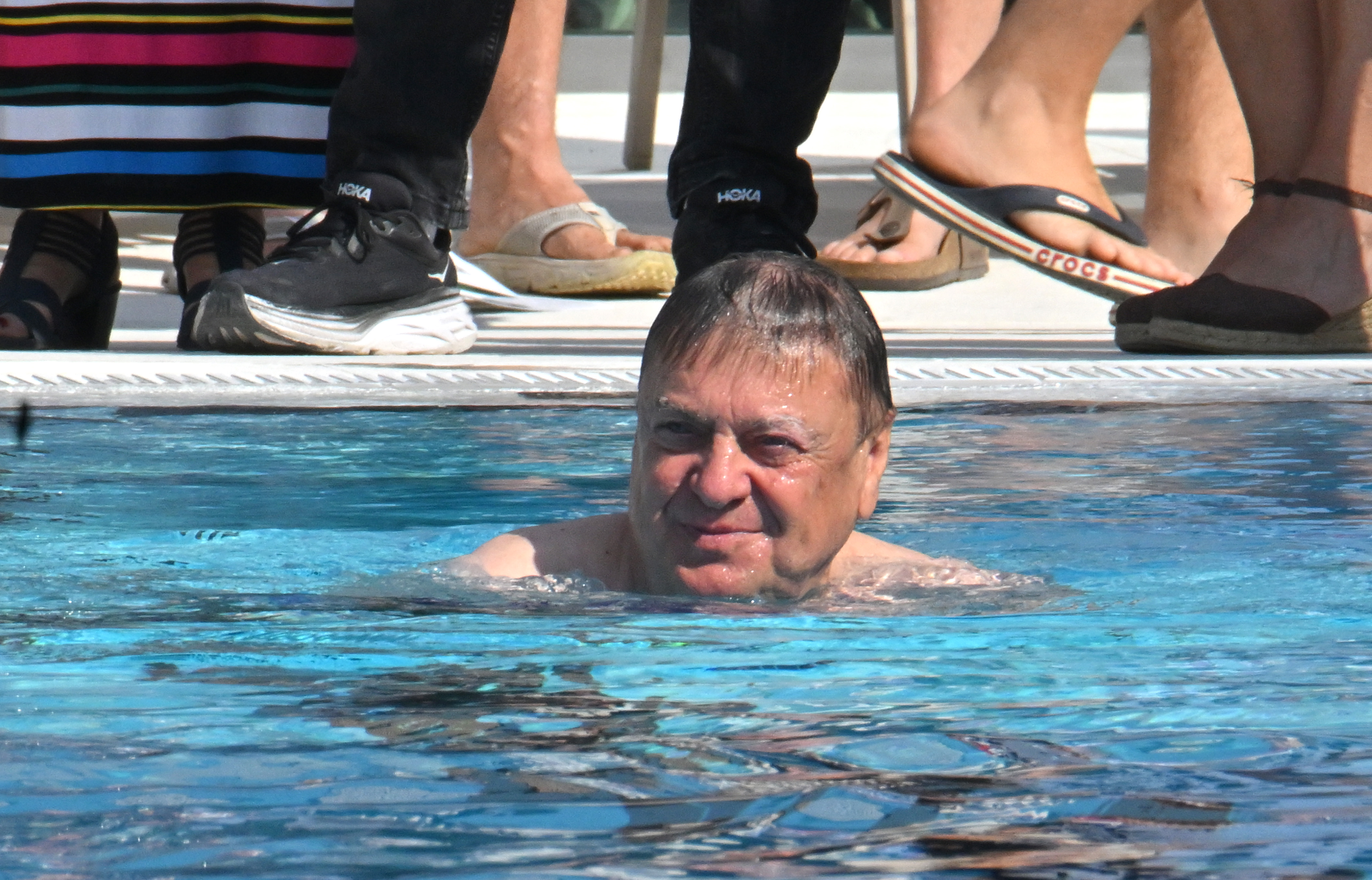 V novem ljubljanskem bazenu zaplavala tudi premier Golob in župan Janković