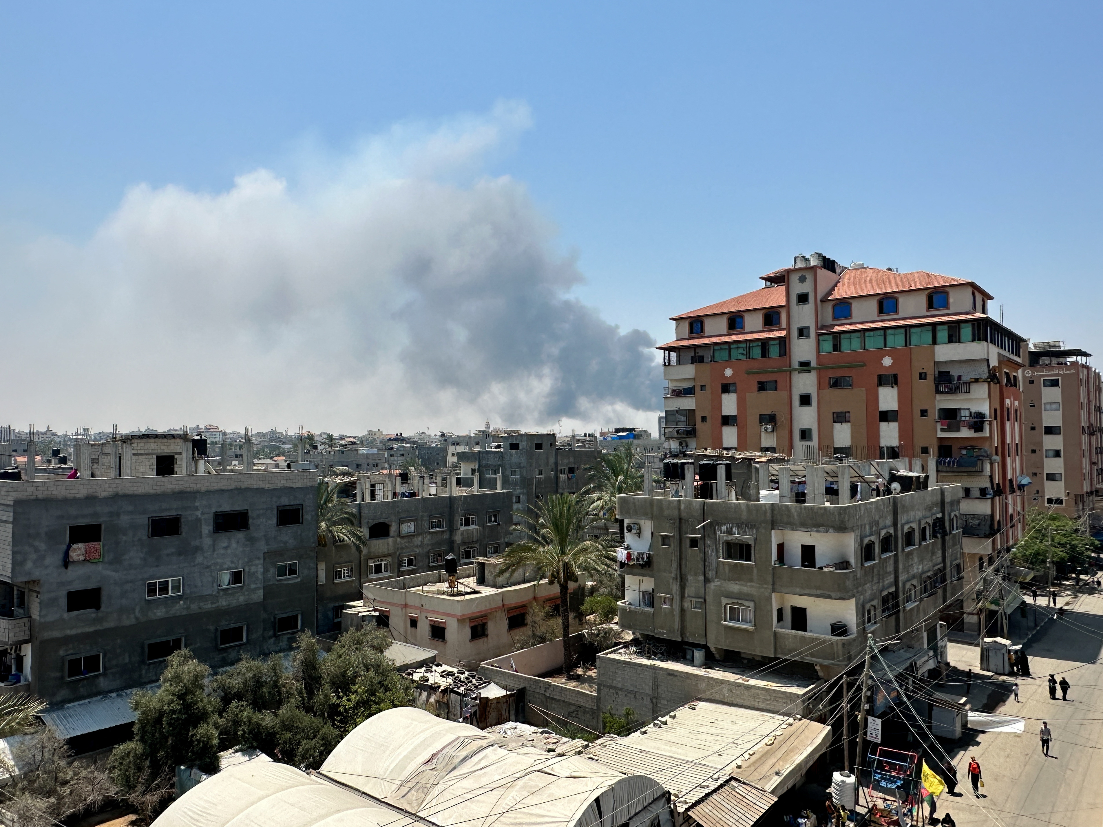 Izraelski napad na mesto Deir al Balah