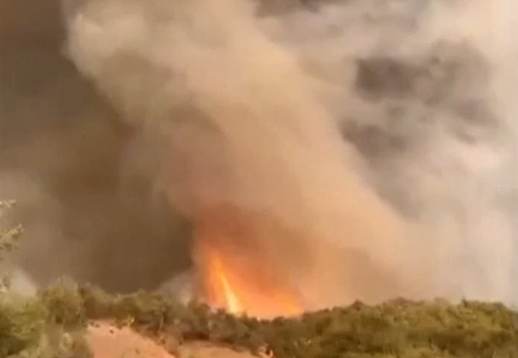 "Ognjeni tornado" v Turčiji