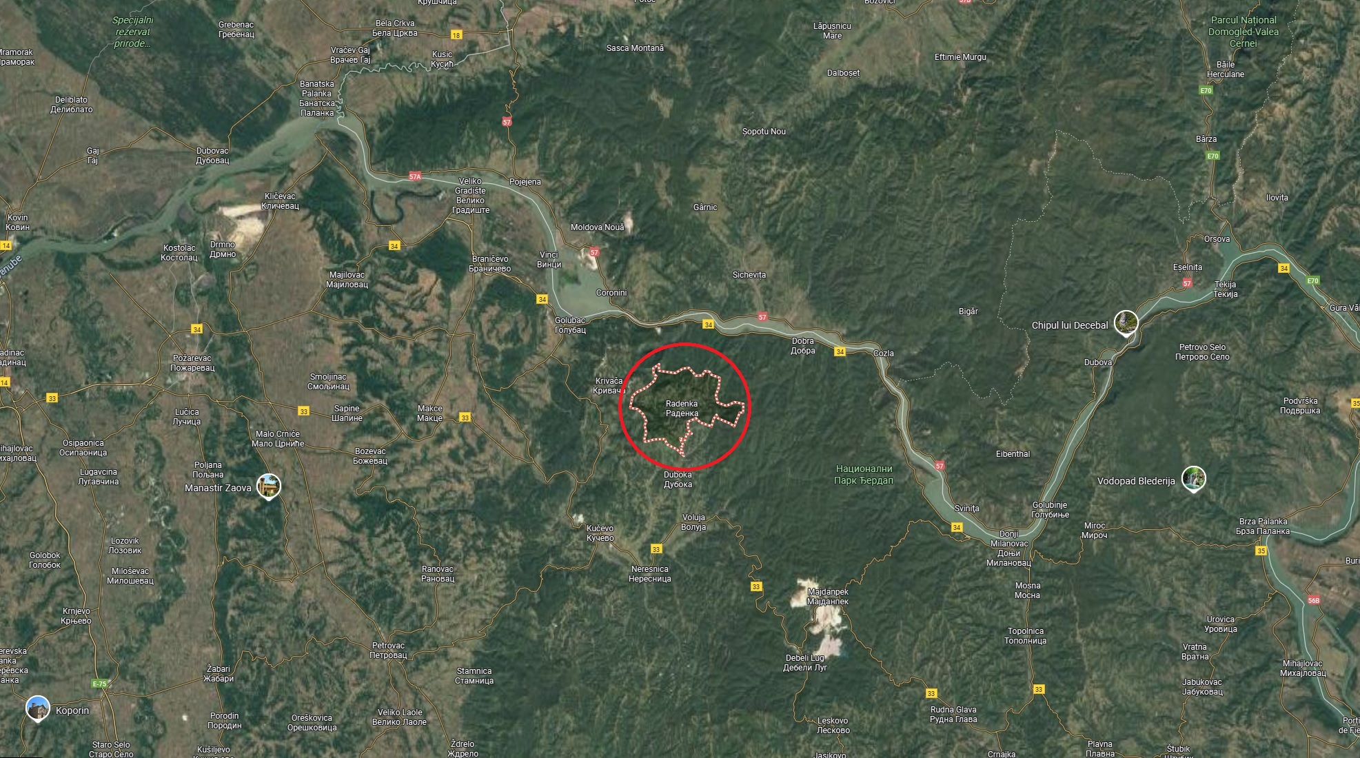 Vas Radenka v Srbiji