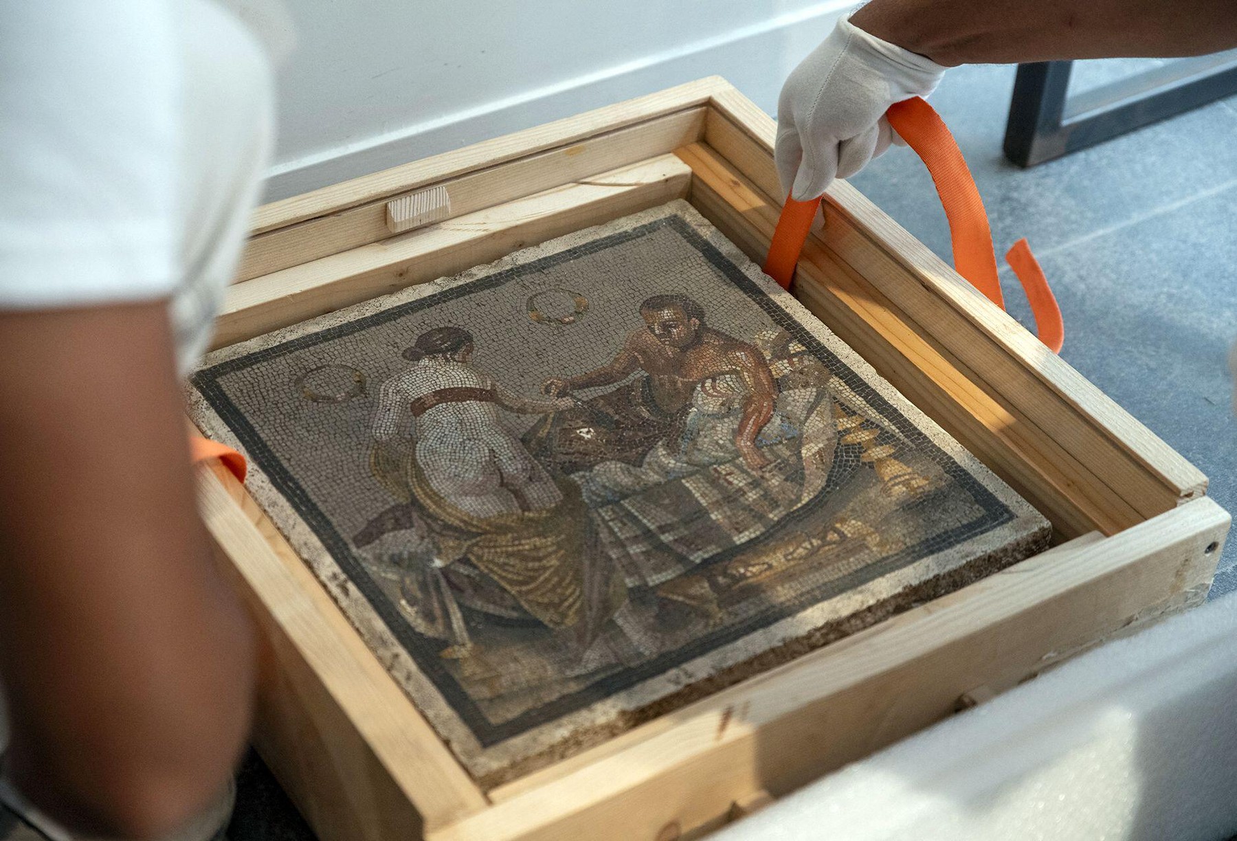 V drugi svetovni vojni ukraden mozaik