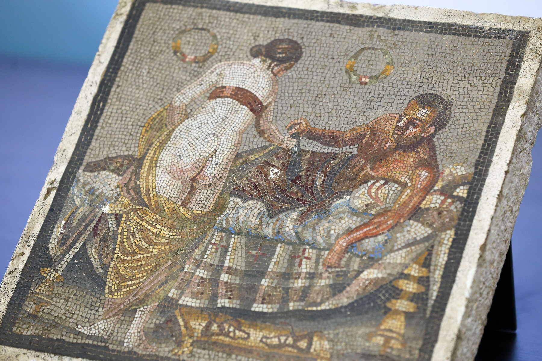 V drugi svetovni vojni ukraden mozaik