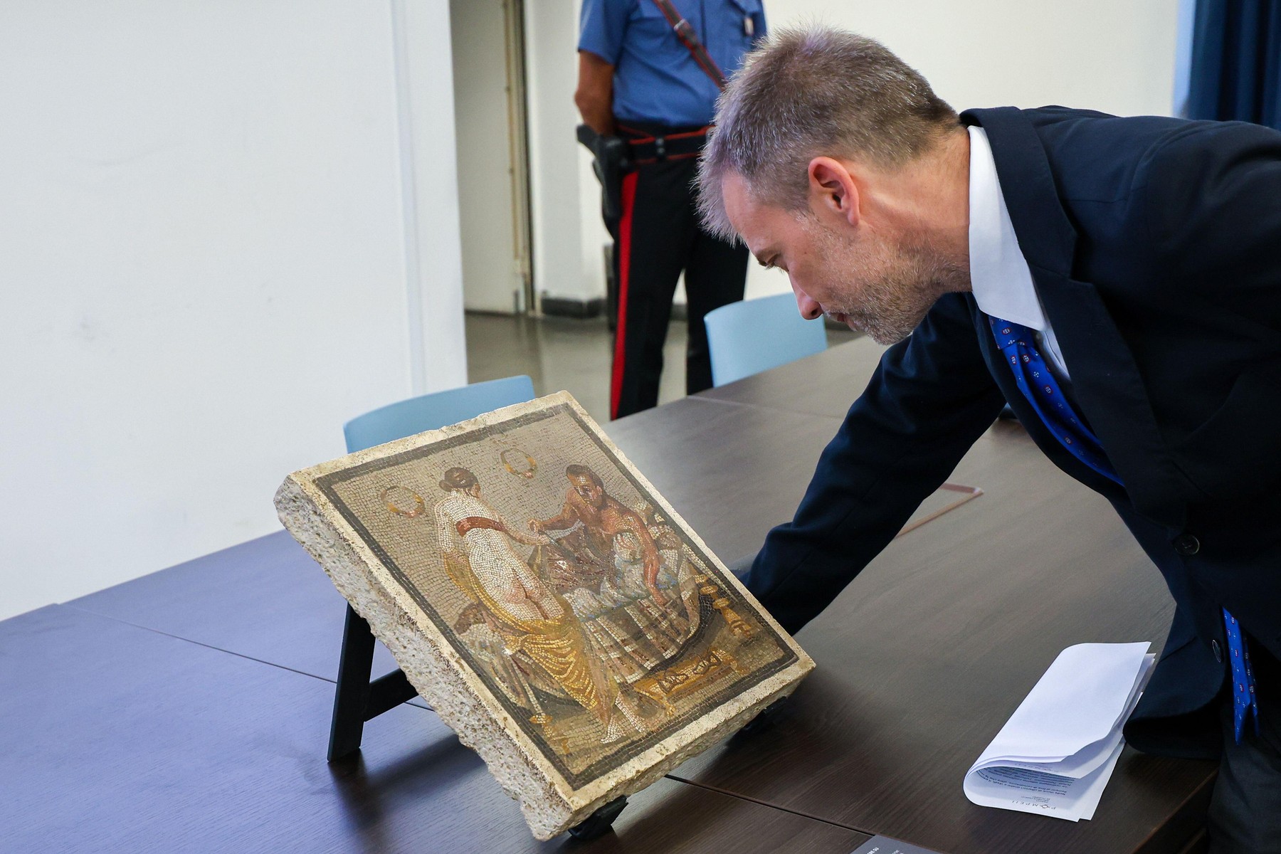 V drugi svetovni vojni ukraden mozaik