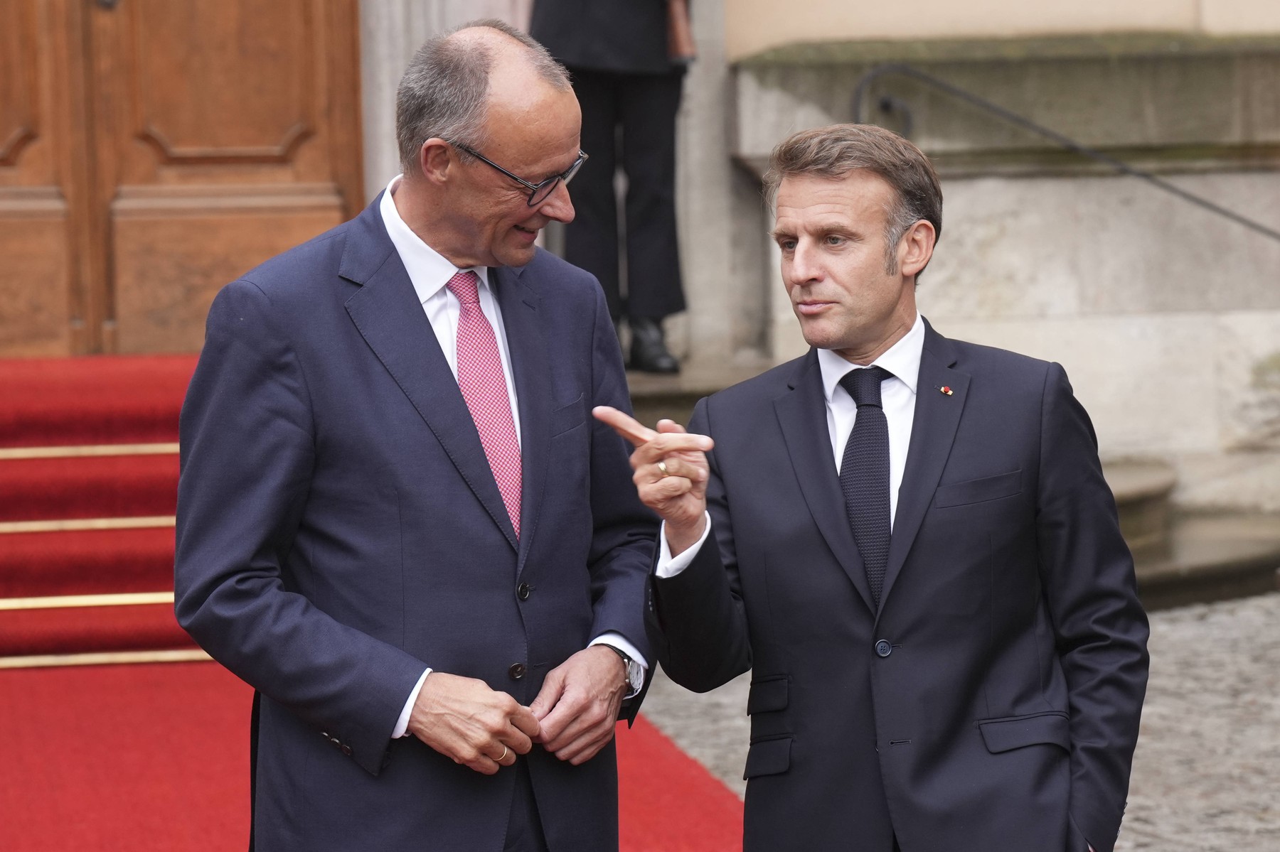 Friedrich Merz in Emmanuel Macron