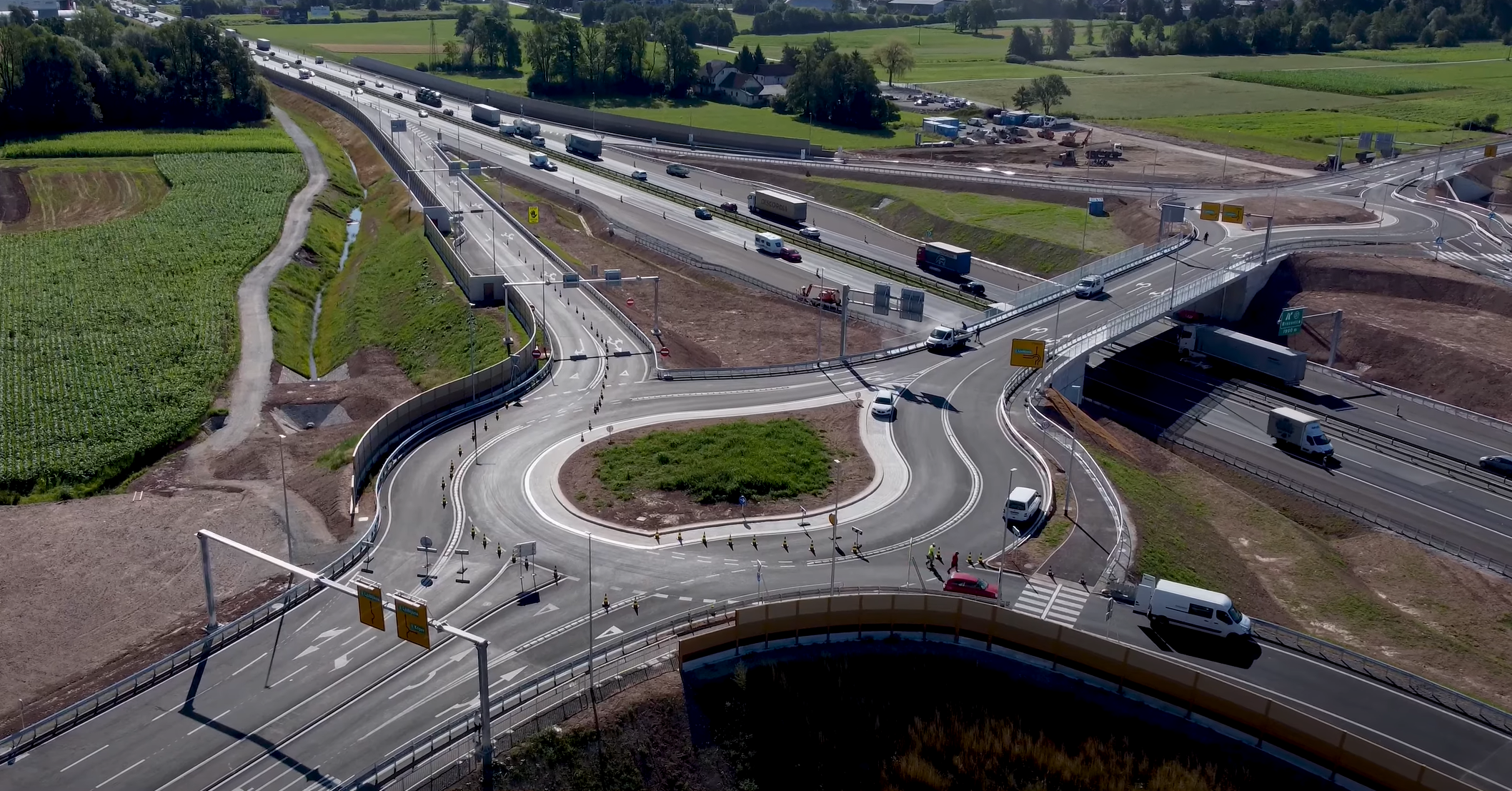 Novozgrajeni priključek Dragomer