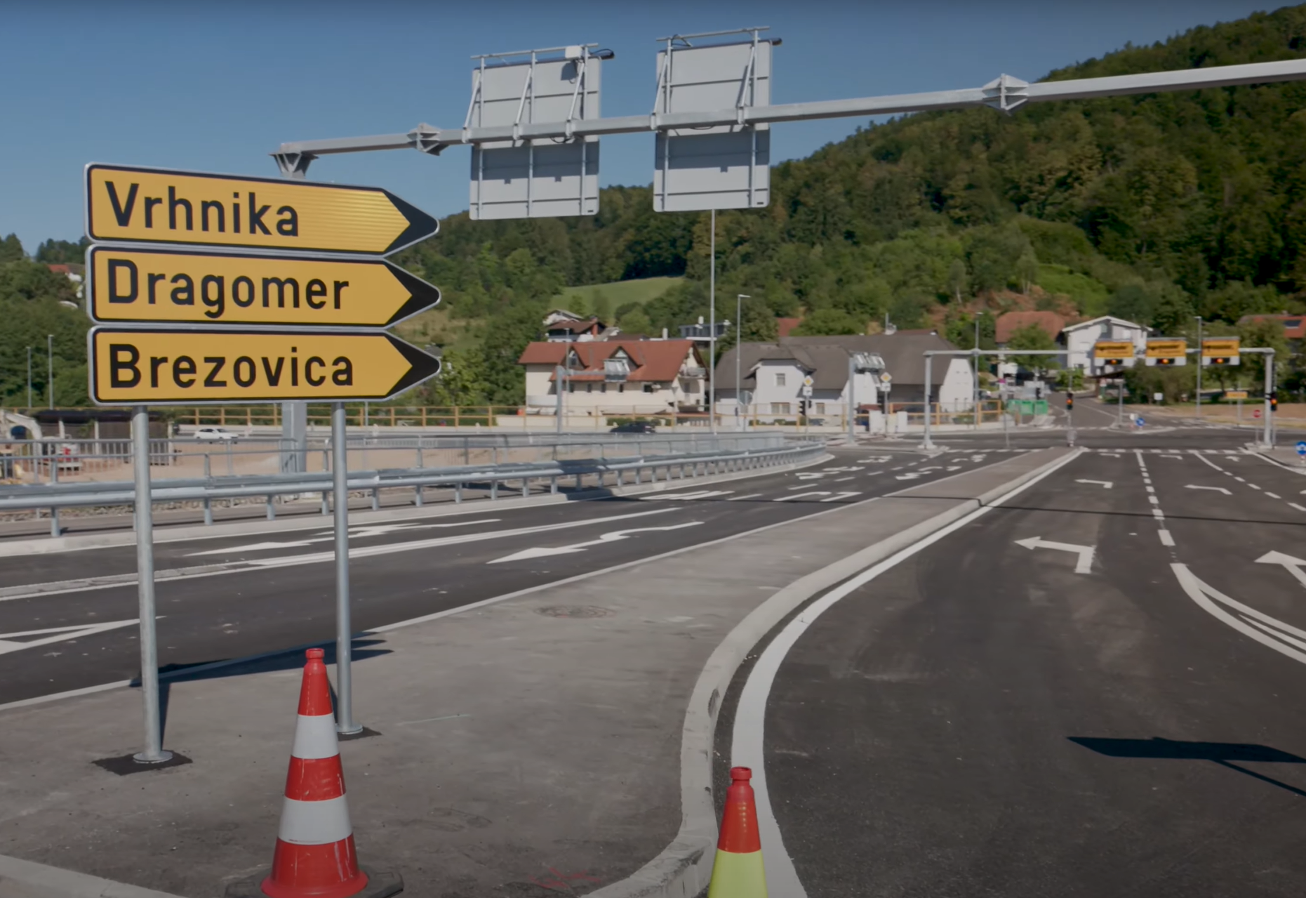 Novozgrajeni priključek Dragomer