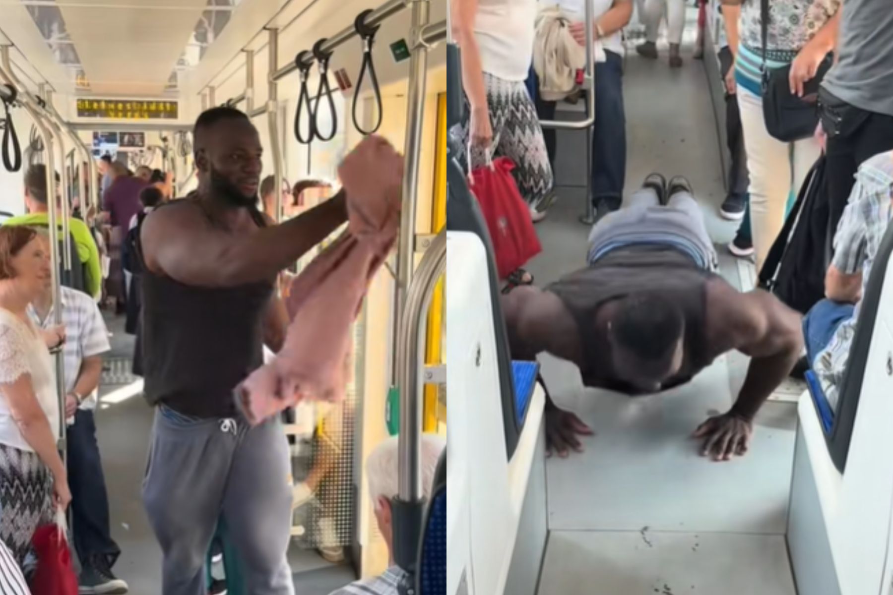 Športni vplivnež na tramvaju v Sarajevu