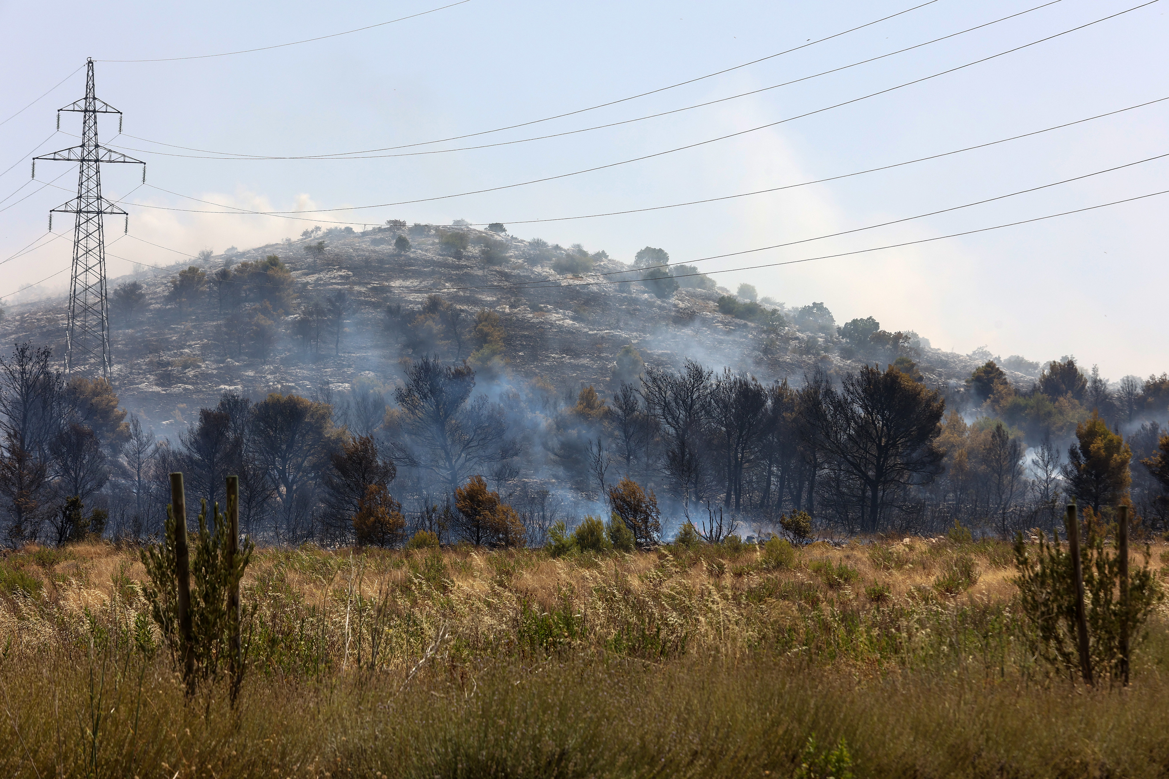 Požar v okolici Šibenika