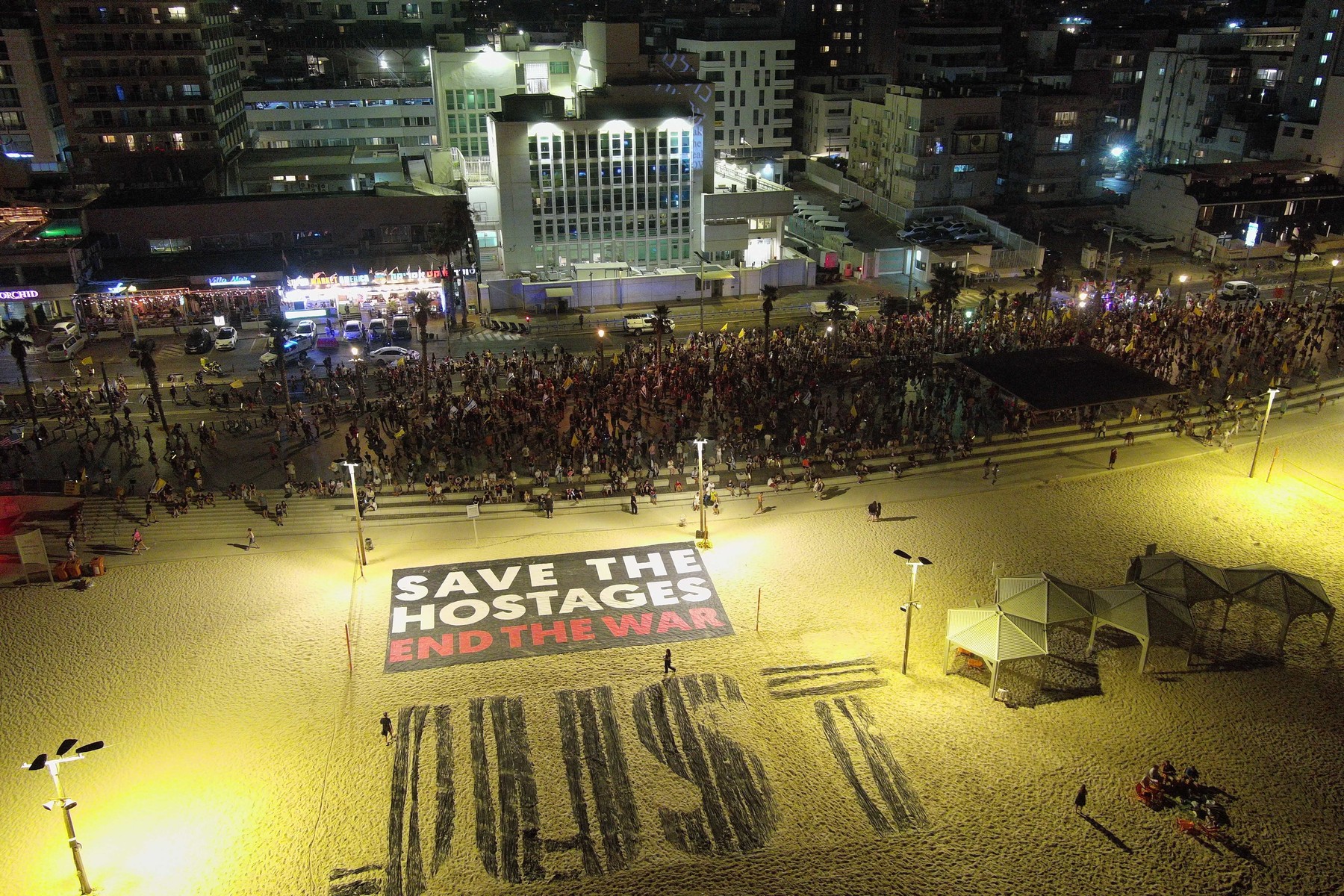 Sobotni protest v Tel Avivu