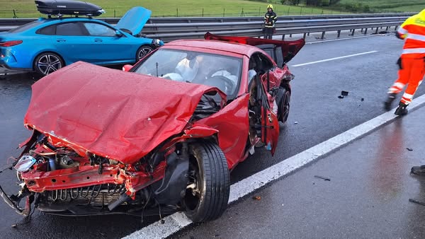 Nesreča na dolenjski avtocesti.