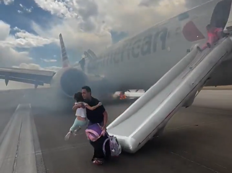 Zagorelo letalo American Airlines