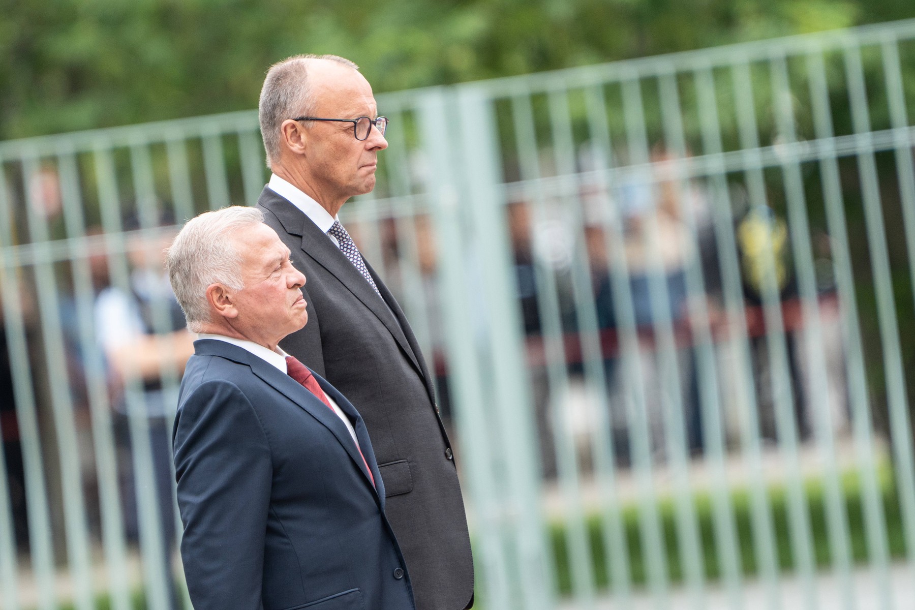 Abdullah II. in Friedrich Merz