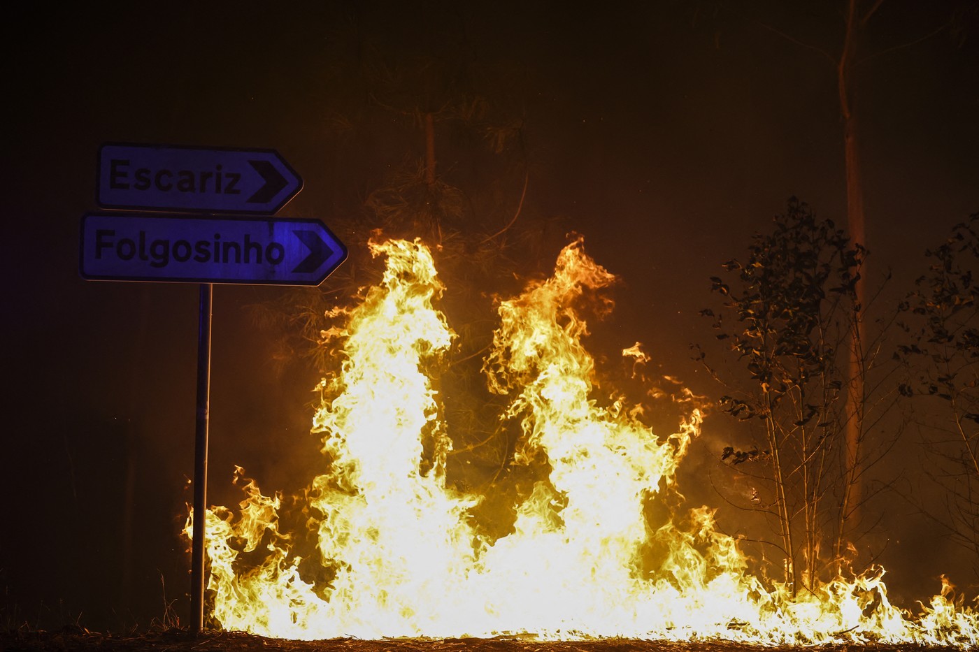 Arouca, Portugalska, požari