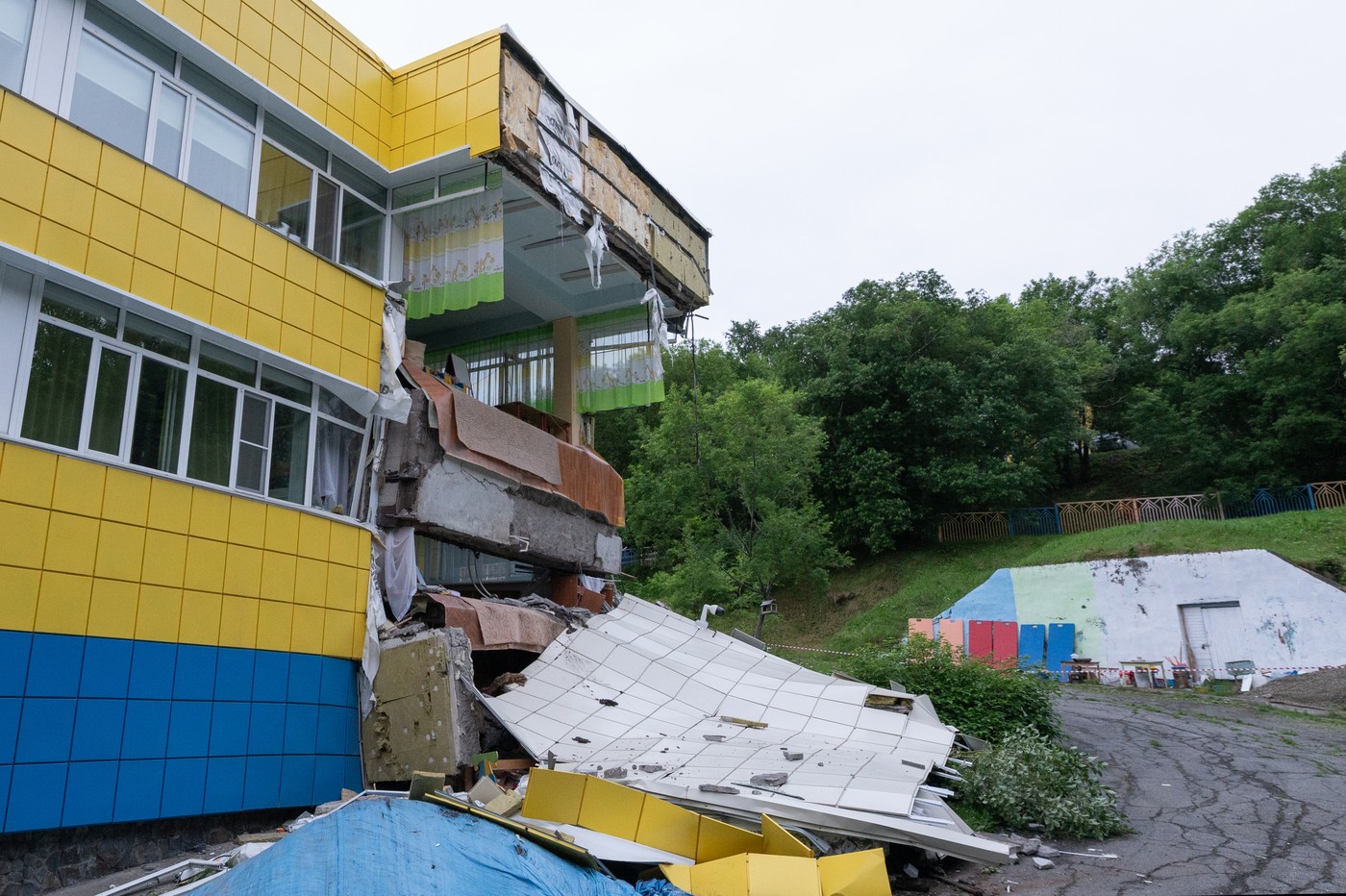 Posledice potresa na Kamčatki